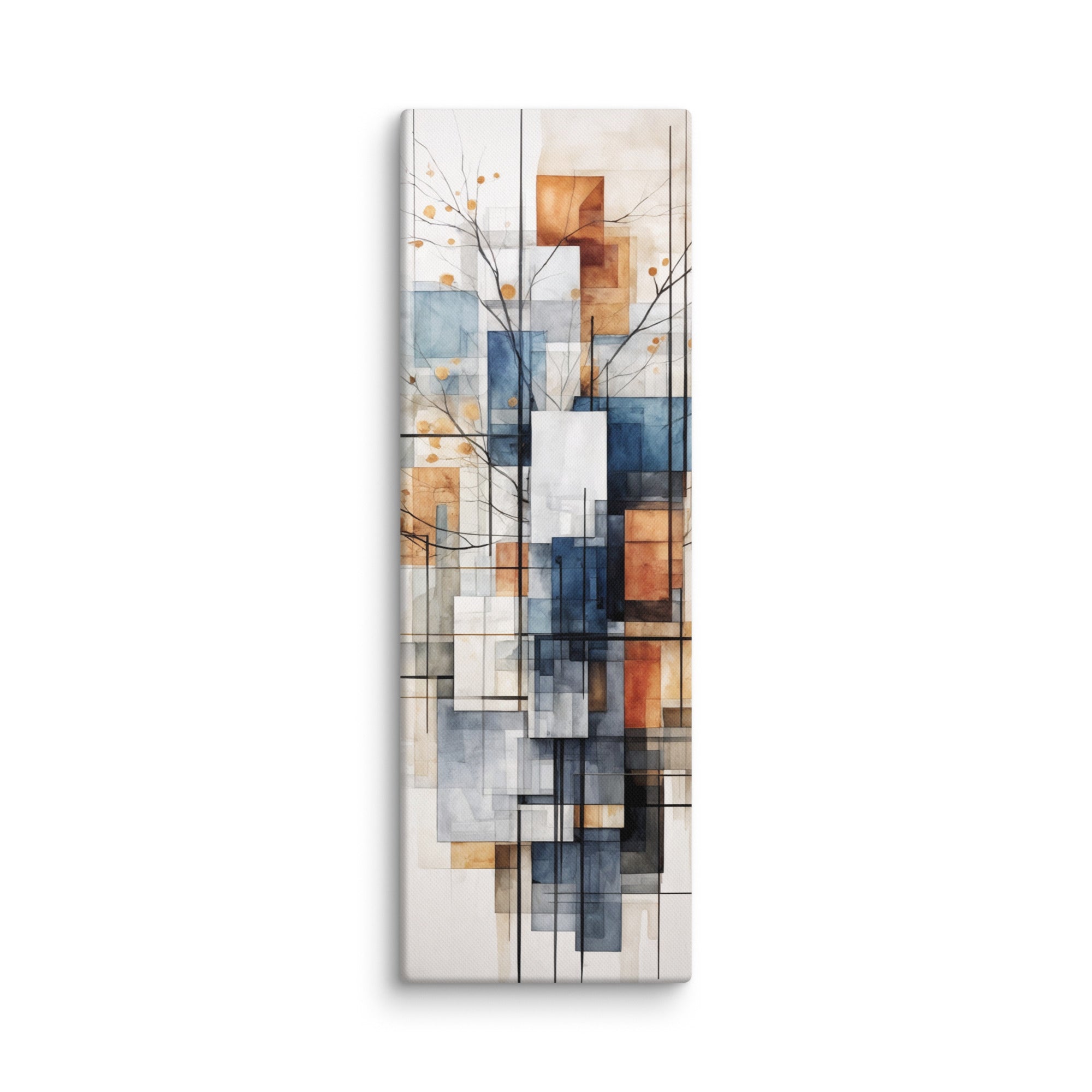 True canvas print product mockup in 16 x 48 inch statement piece