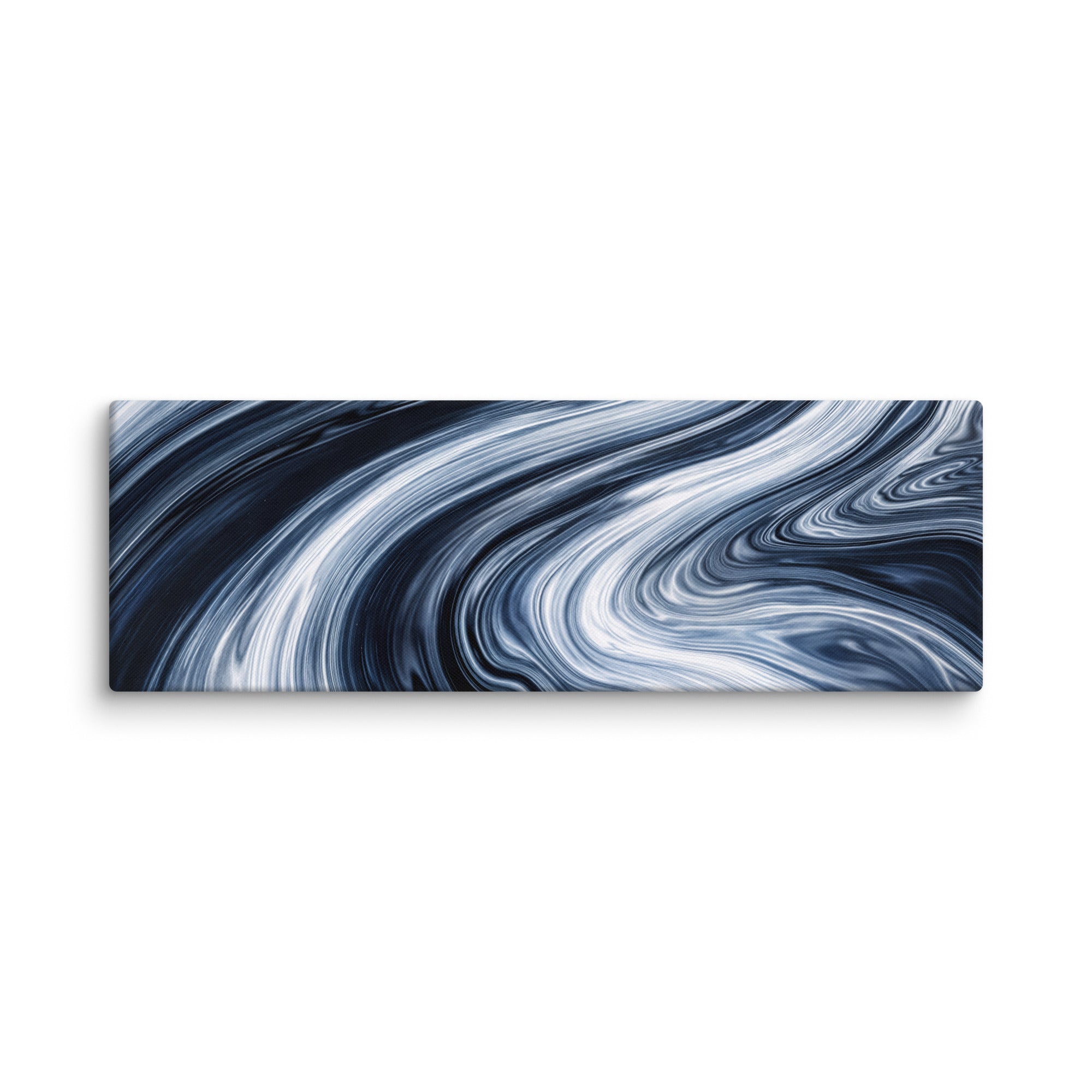 Vortex canvas print shown in wall display view in 12 x 18 inch universal size