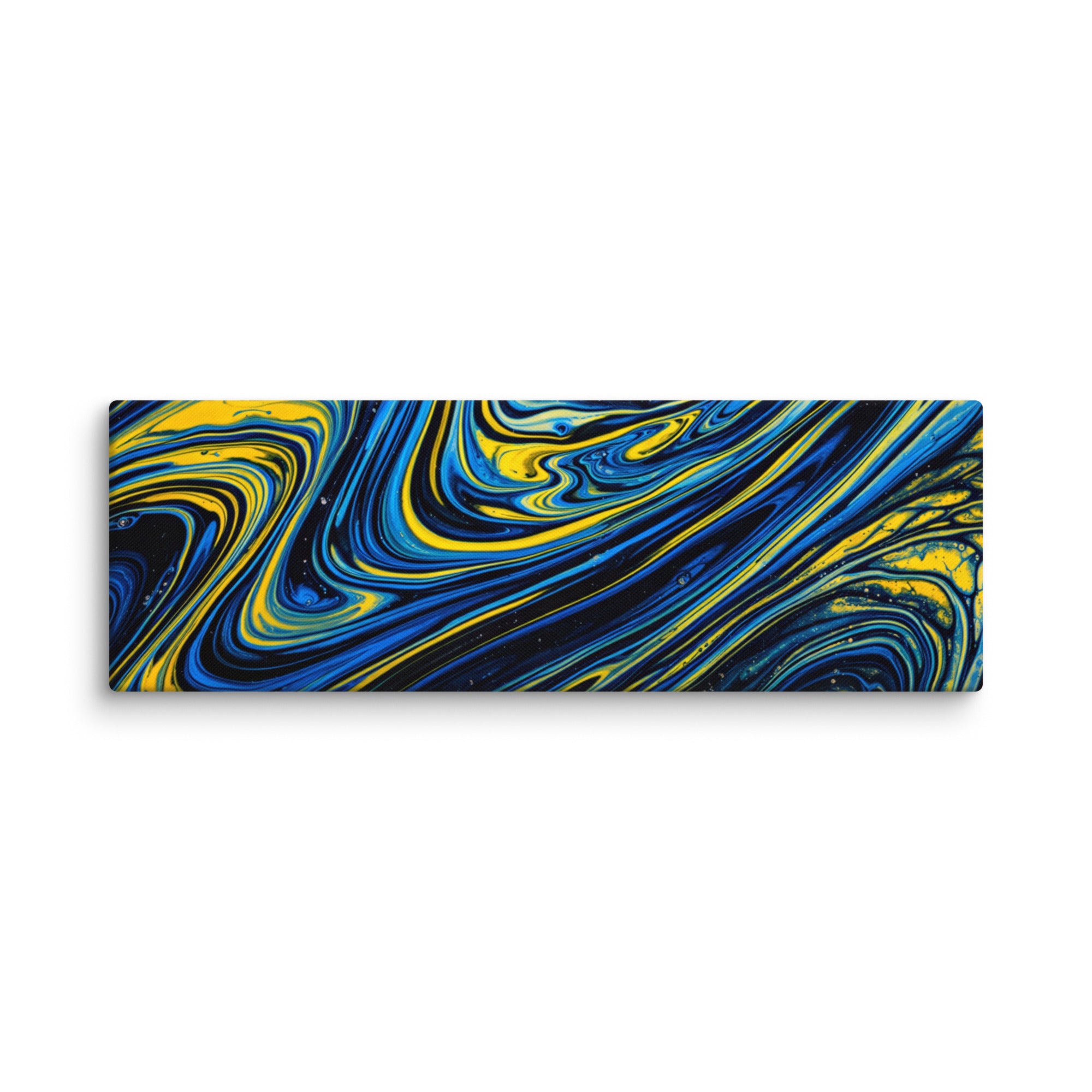 Coralflow wall art product image as a canvas uw in 16 x 48 inch statement piece