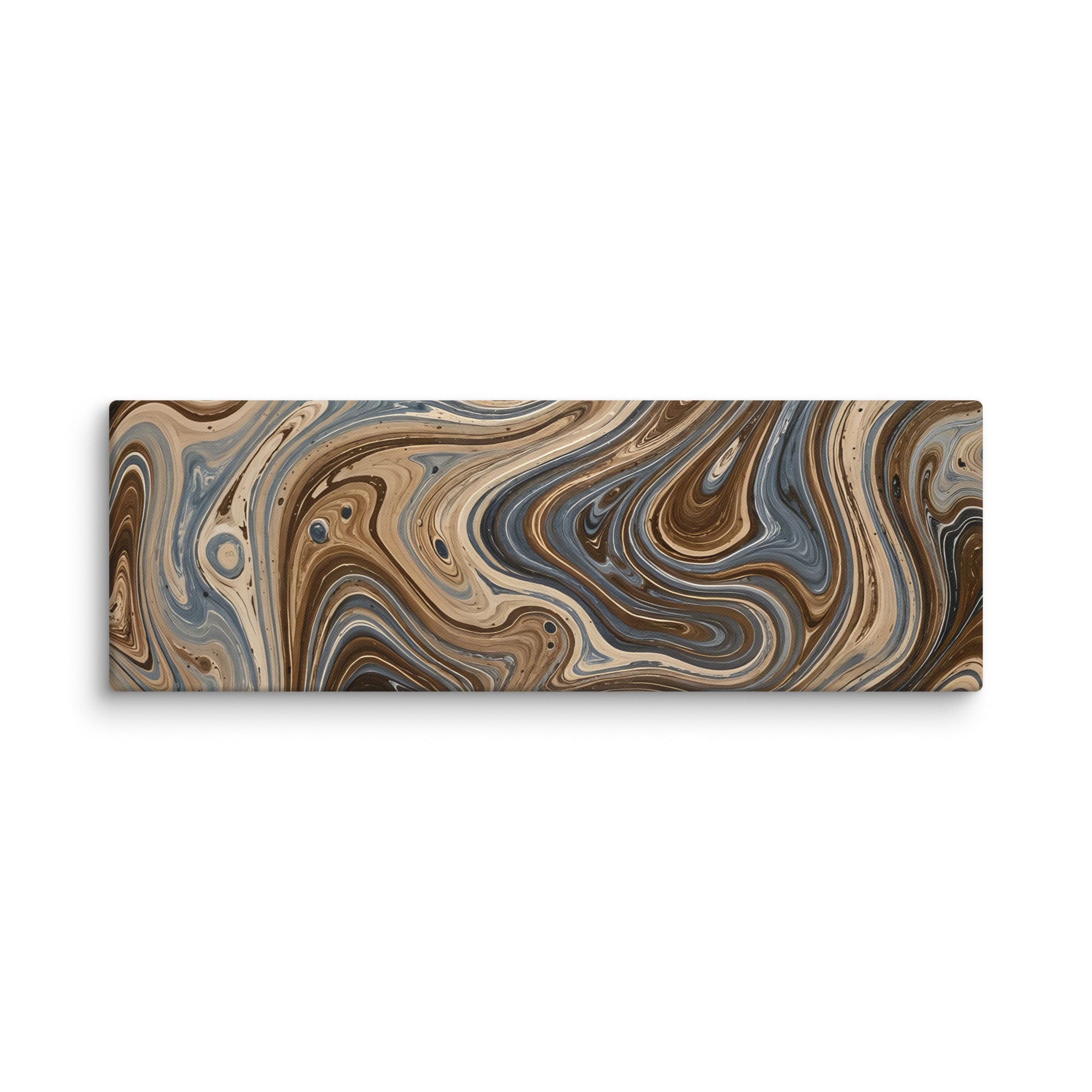 Espresso wall art product image as a canvas uw in 16 x 48 inch statement piece