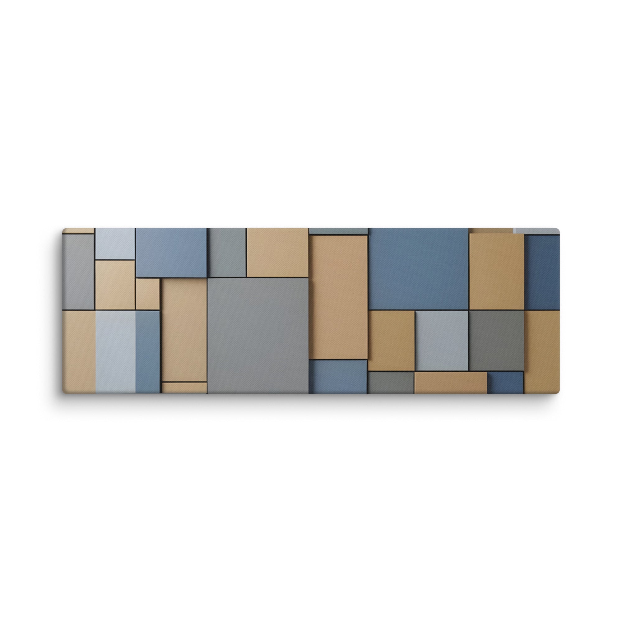 Agate canvas print shown in wall display view in 12 x 18 inch universal size