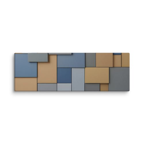 AgateX wall art product image as a canvas uw in 16 x 48 inch statement piece