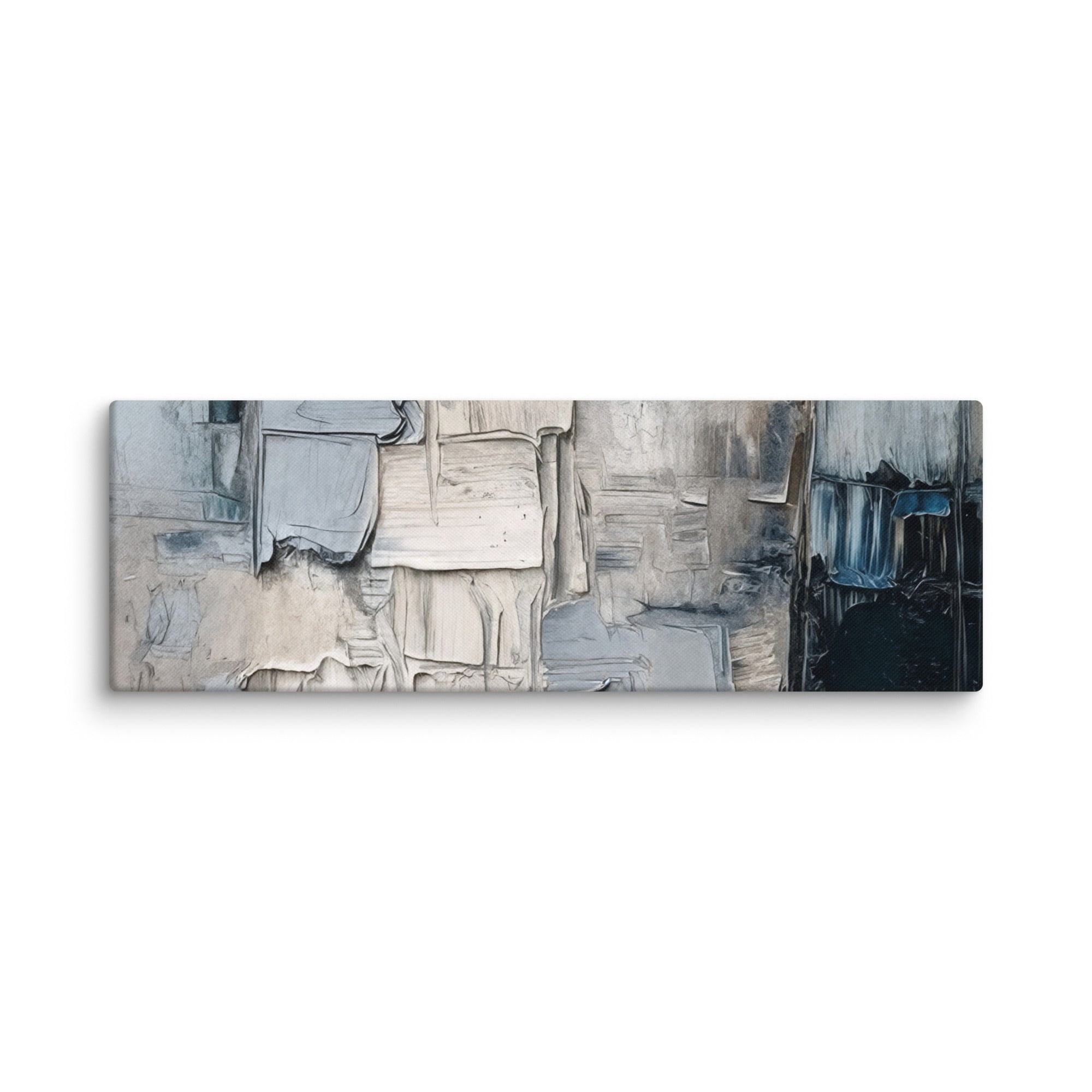 Haze canvas print shown in wall display view in 12 x 18 inch universal size