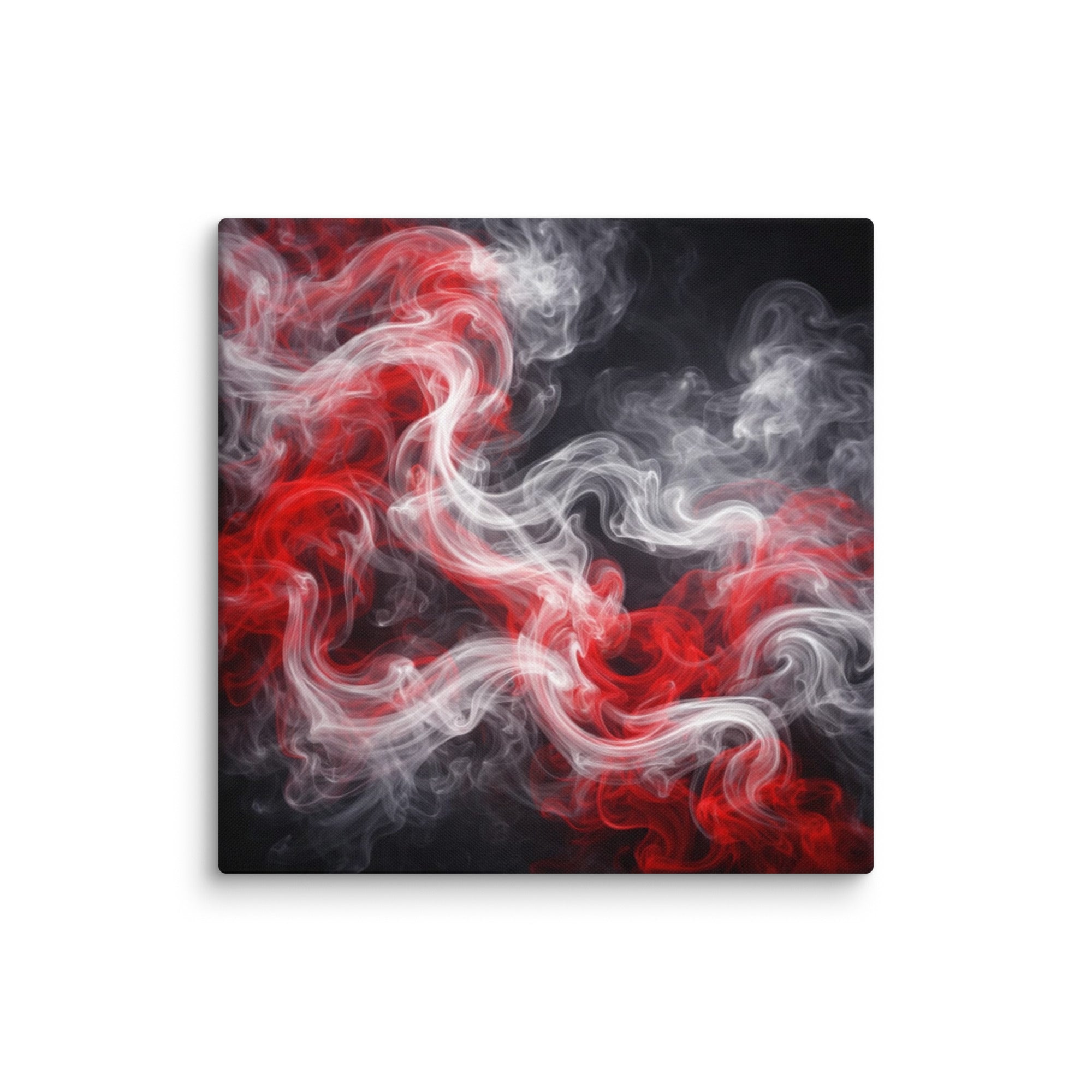 Charged wall art product image as a canvas print in 18 x 18 inch universal size