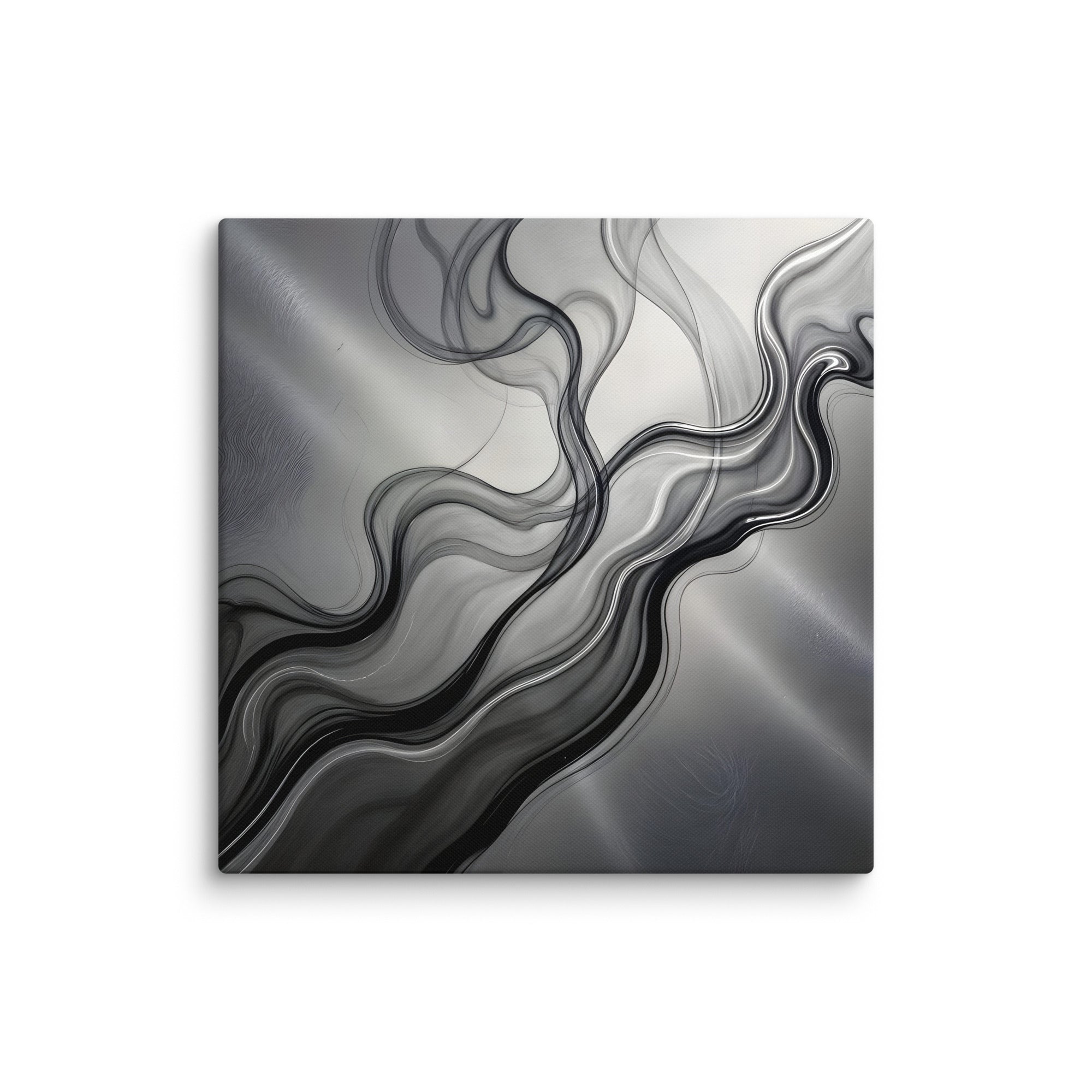 Smoke wall art product image as a canvas print in 12 x 24 inch universal size