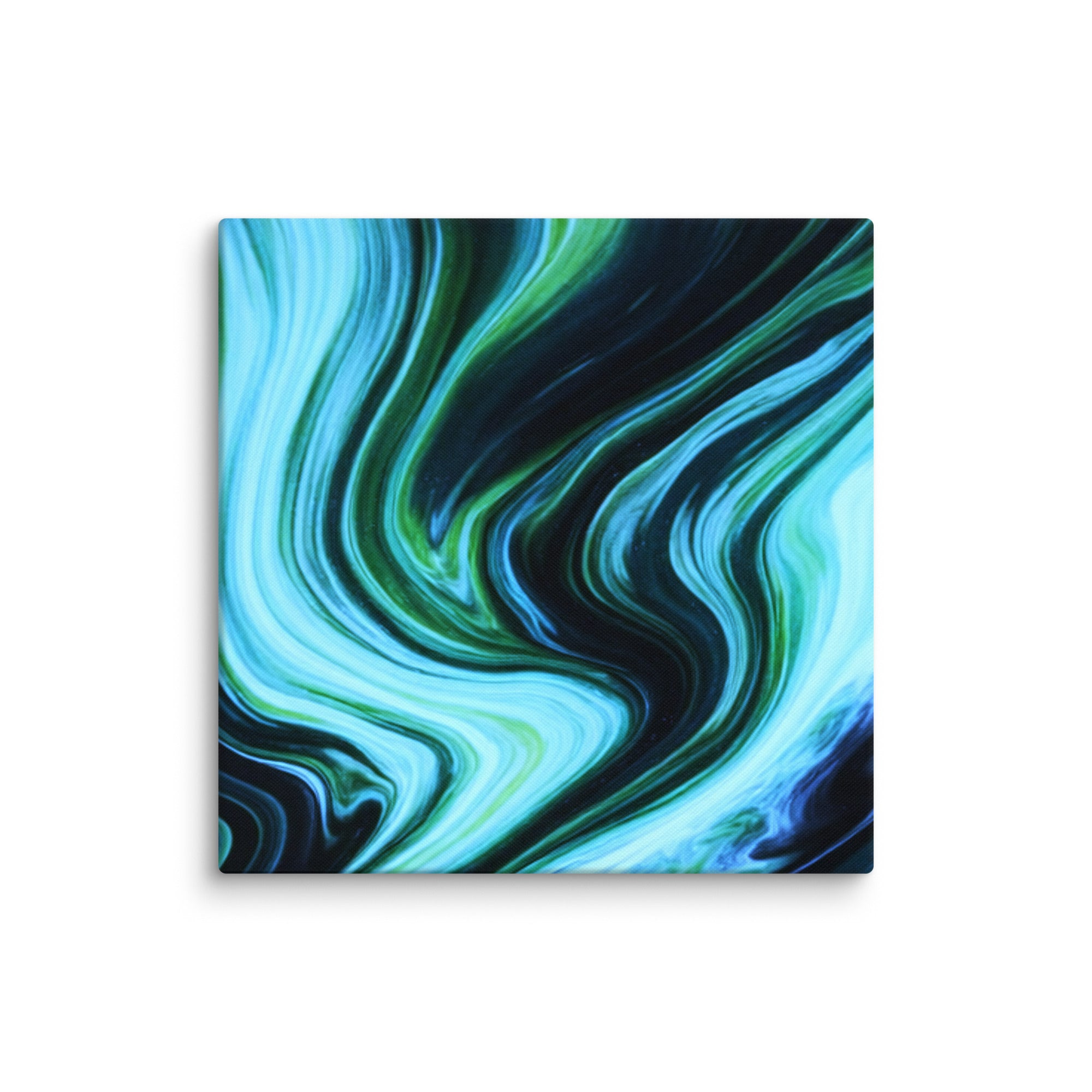 Velocity canvas print shown in wall display view in 12 x 18 inch universal size