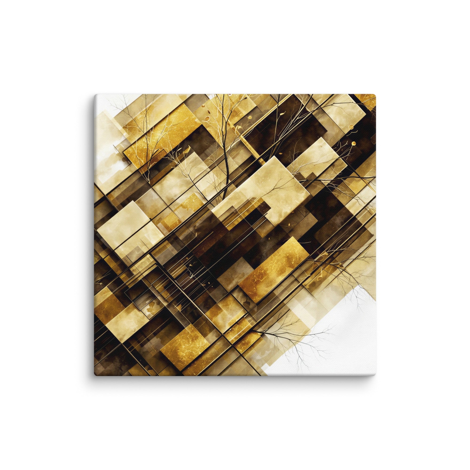 Helios canvas print shown in wall display view in 12 x 18 inch universal size