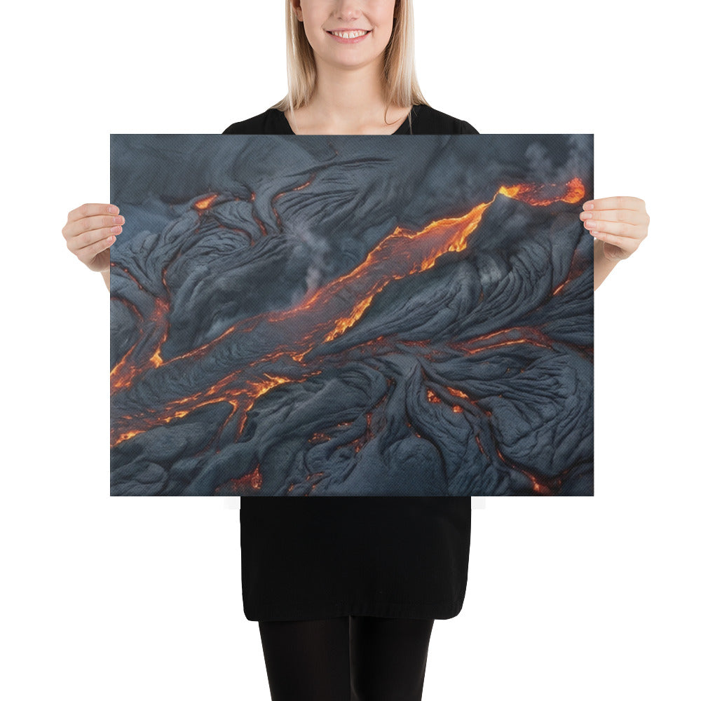 Molten canvas print product image in 16 x 20 inch universal size