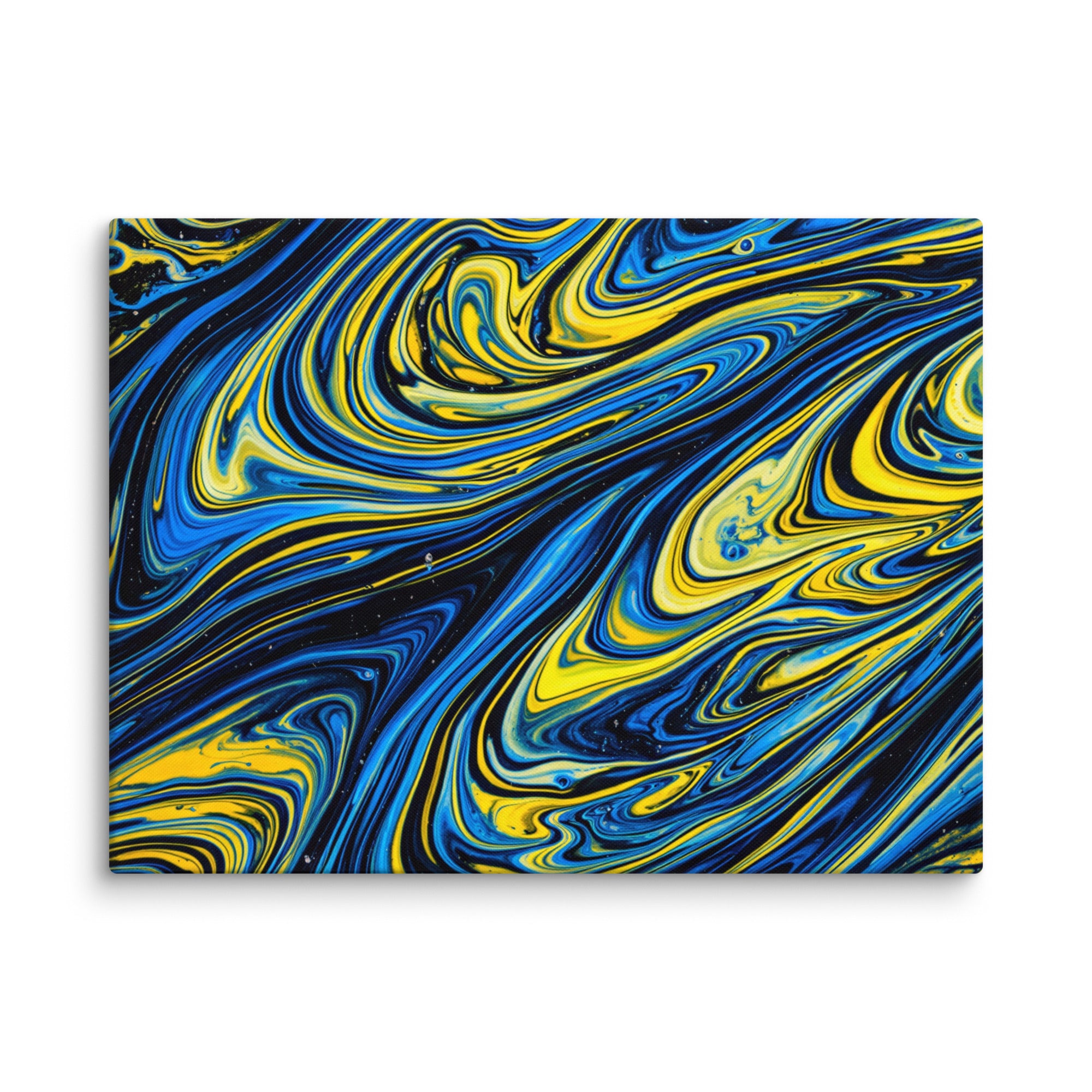 Coral canvas print with product details shown in 40 x 55 inch statement piece