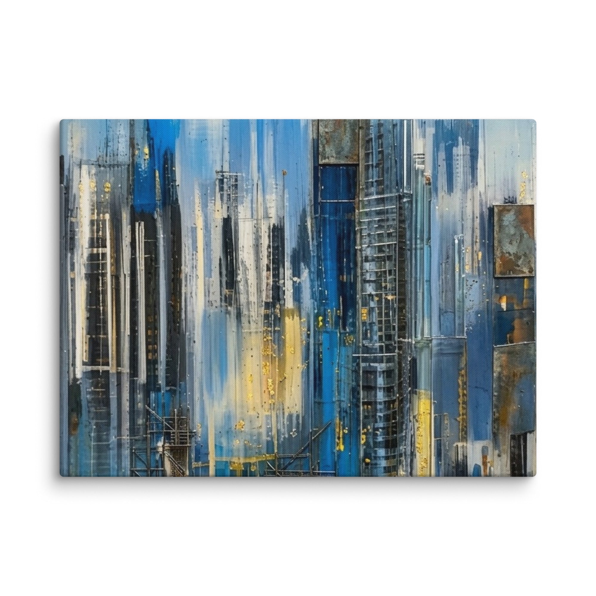Facade canvas print product view in 40 x 55 inch statement piece
