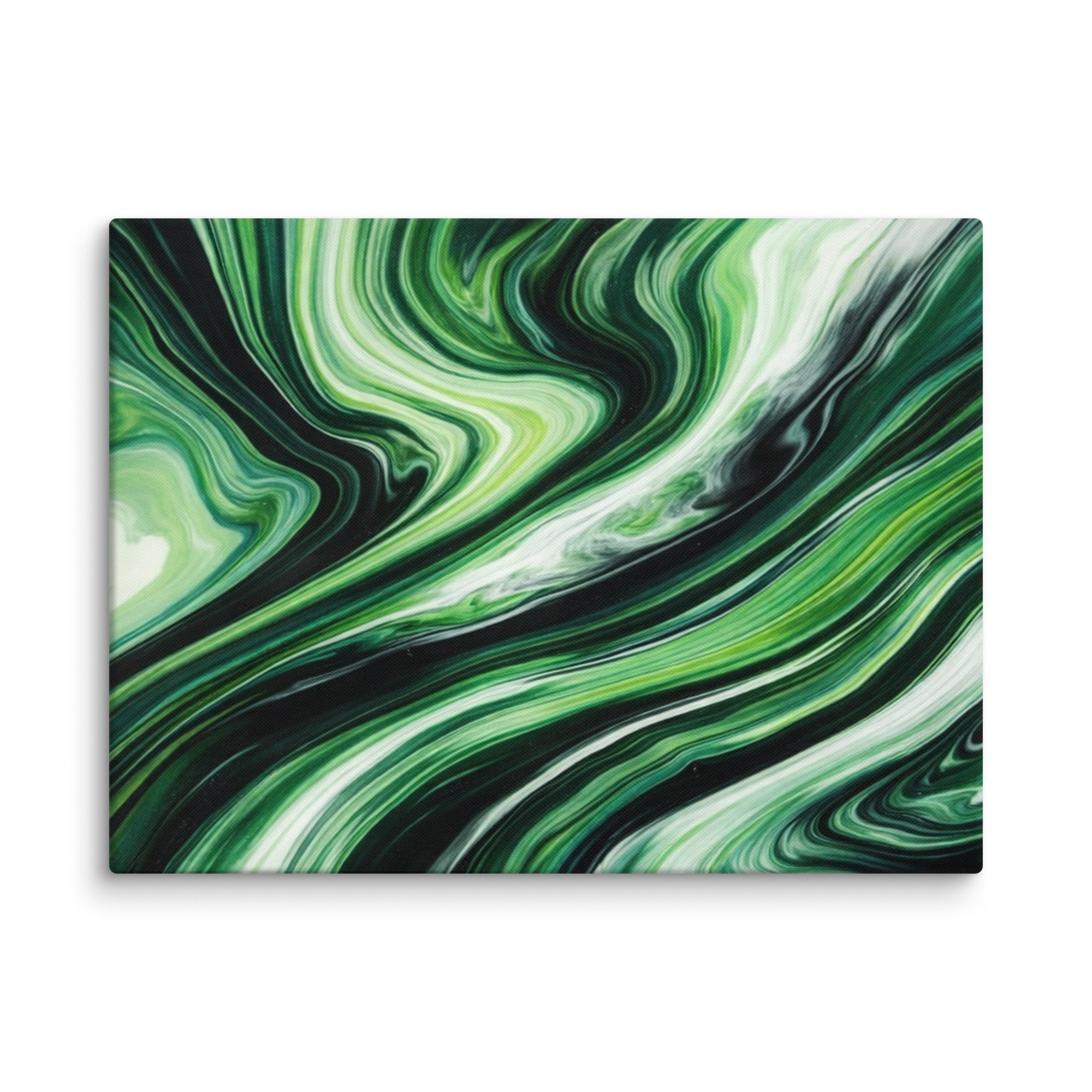 Verdant canvas print, wall display view in 40 x 55 inch statement piece