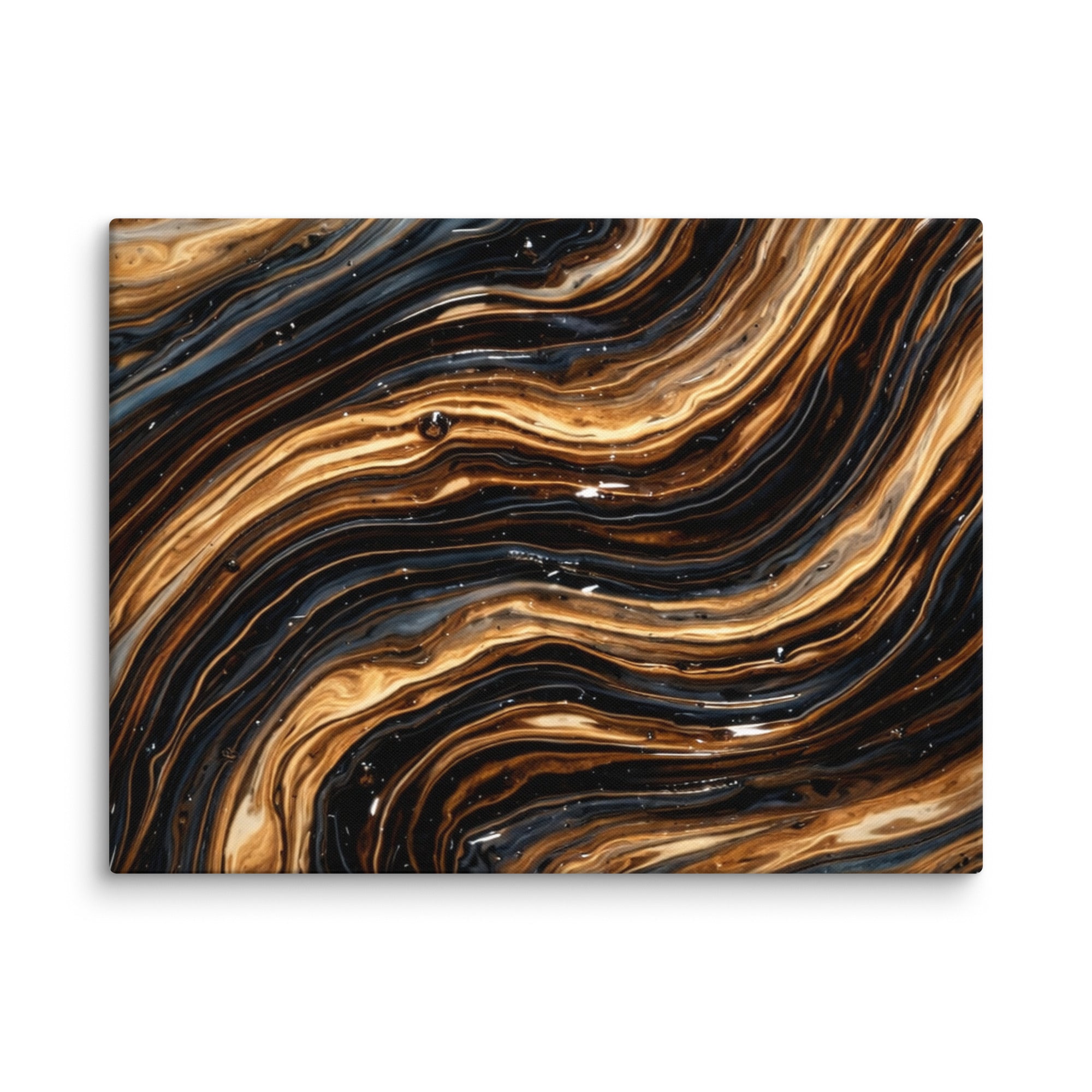 Amber canvas print, wall display view in 40 x 55 inch statement piece