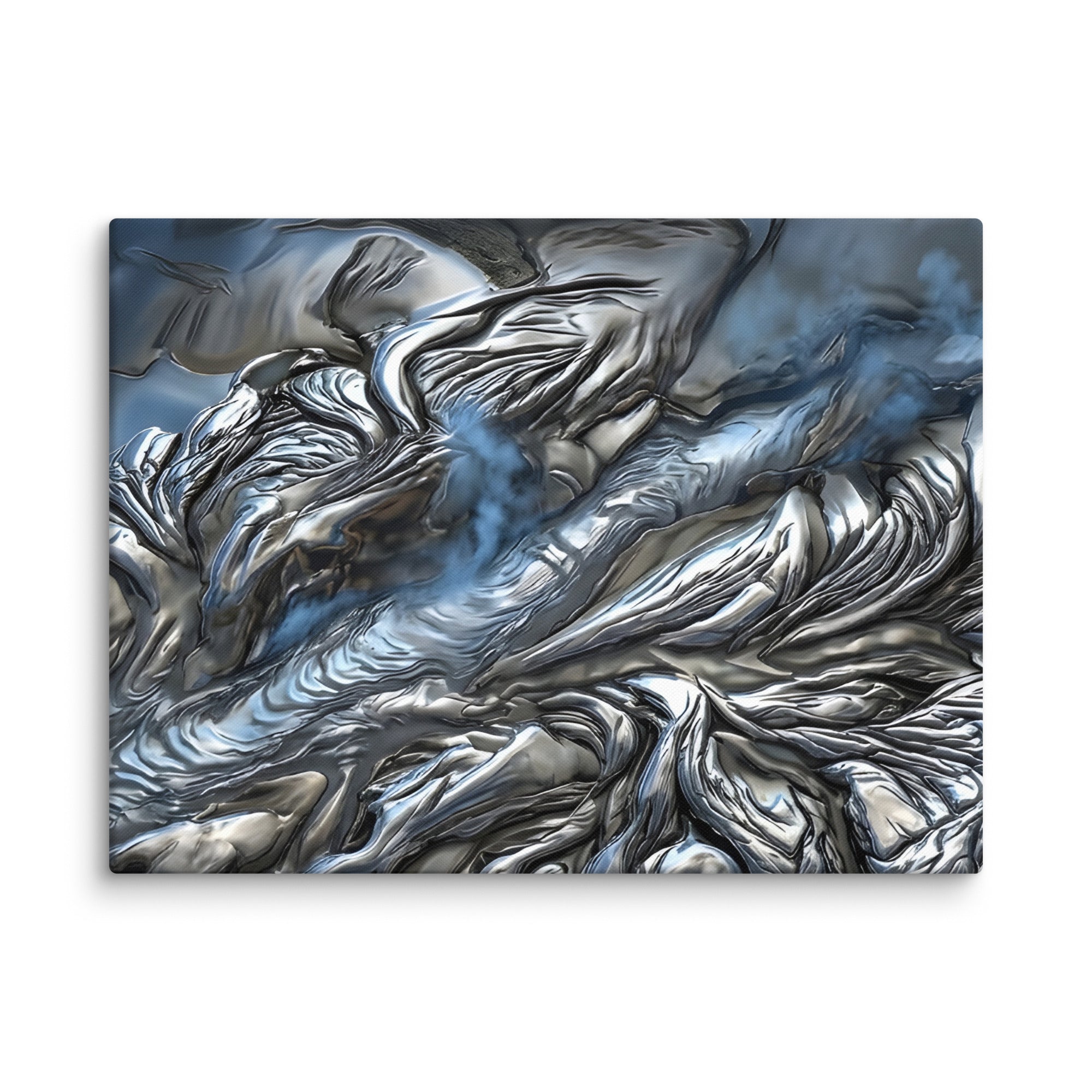 Andesite canvas print product mockup in 40 x 55 inch statement piece
