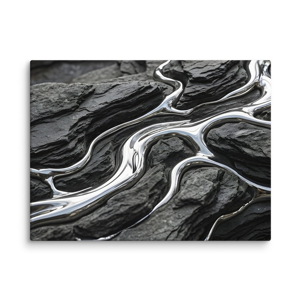 Basalt canvas print image for product listing in 36 x 36 inch statement piece