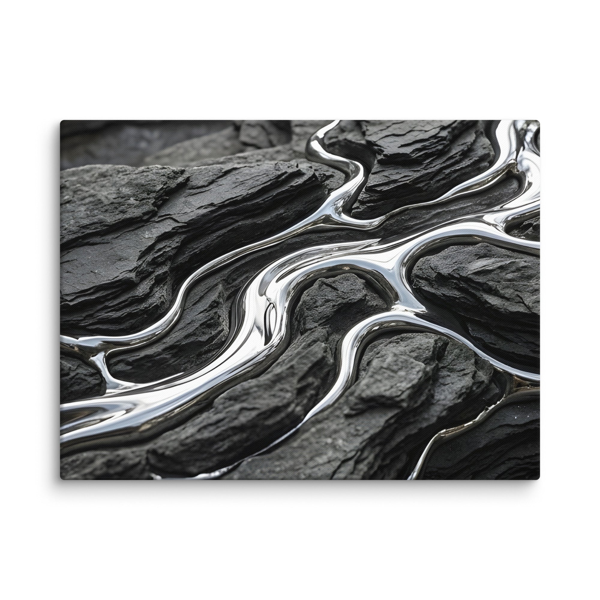 Basalt canvas print image for product listing in 36 x 36 inch statement piece