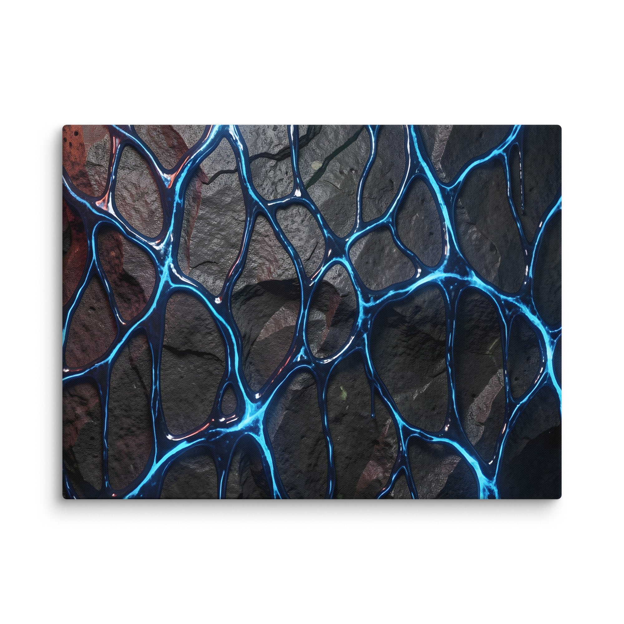 Magmatic canvas print, wall display view in 40 x 55 inch statement piece