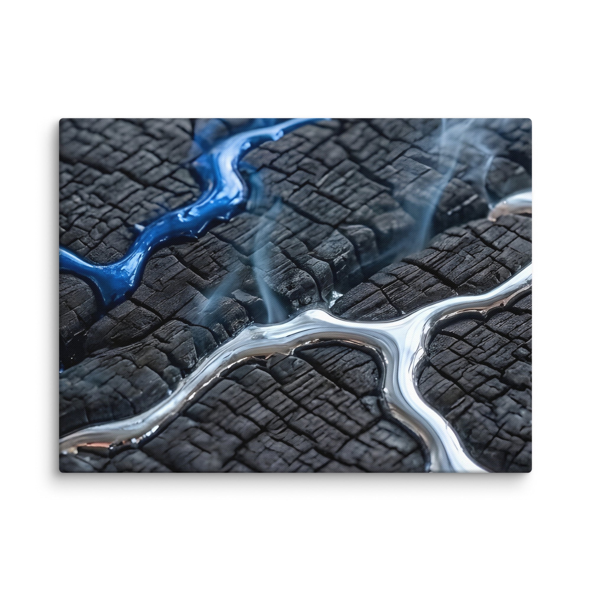 Rhyolite canvas print, wall display view in 40 x 55 inch statement piece