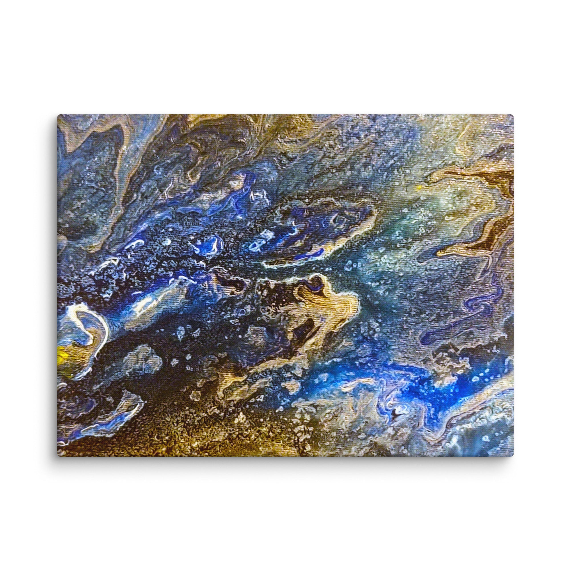 Distant Life canvas print product mockup in 40 x 55 inch statement piece