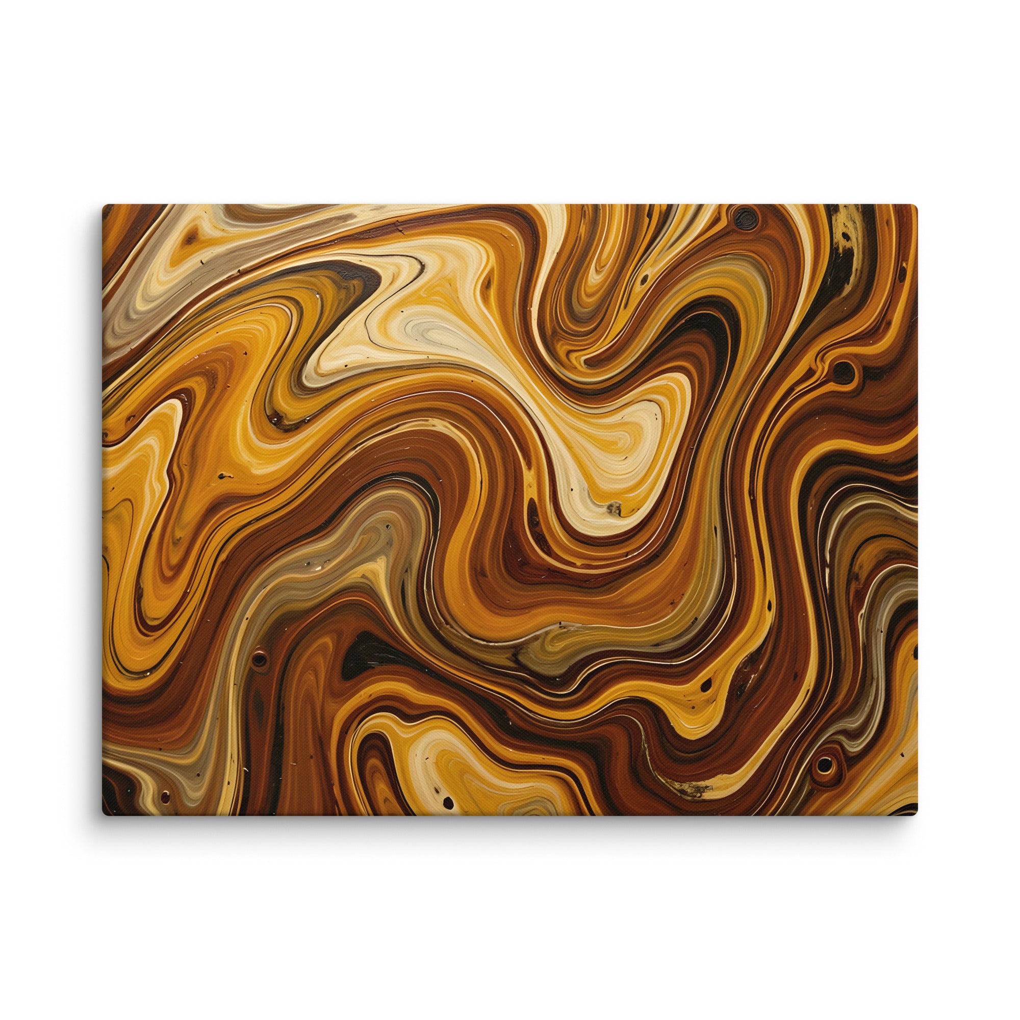 Molten Earth canvas print product mockup in 40 x 55 inch statement piece