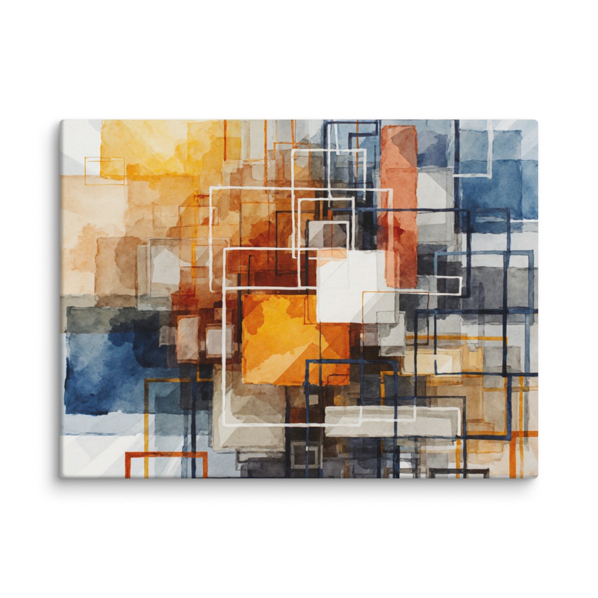 Plinth canvas print product mockup in 40 x 55 inch statement piece