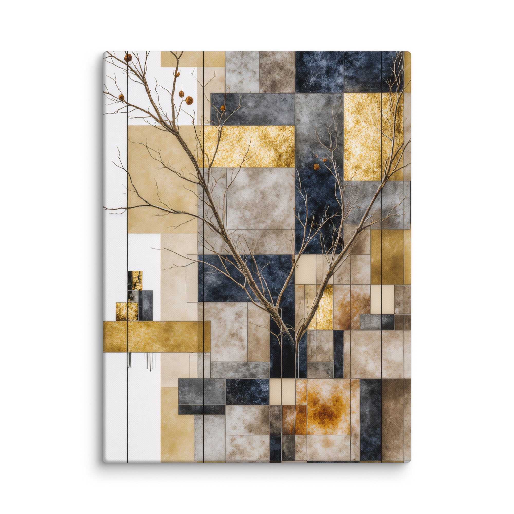 Solari canvas print product view in 40 x 60 inch statement piece
