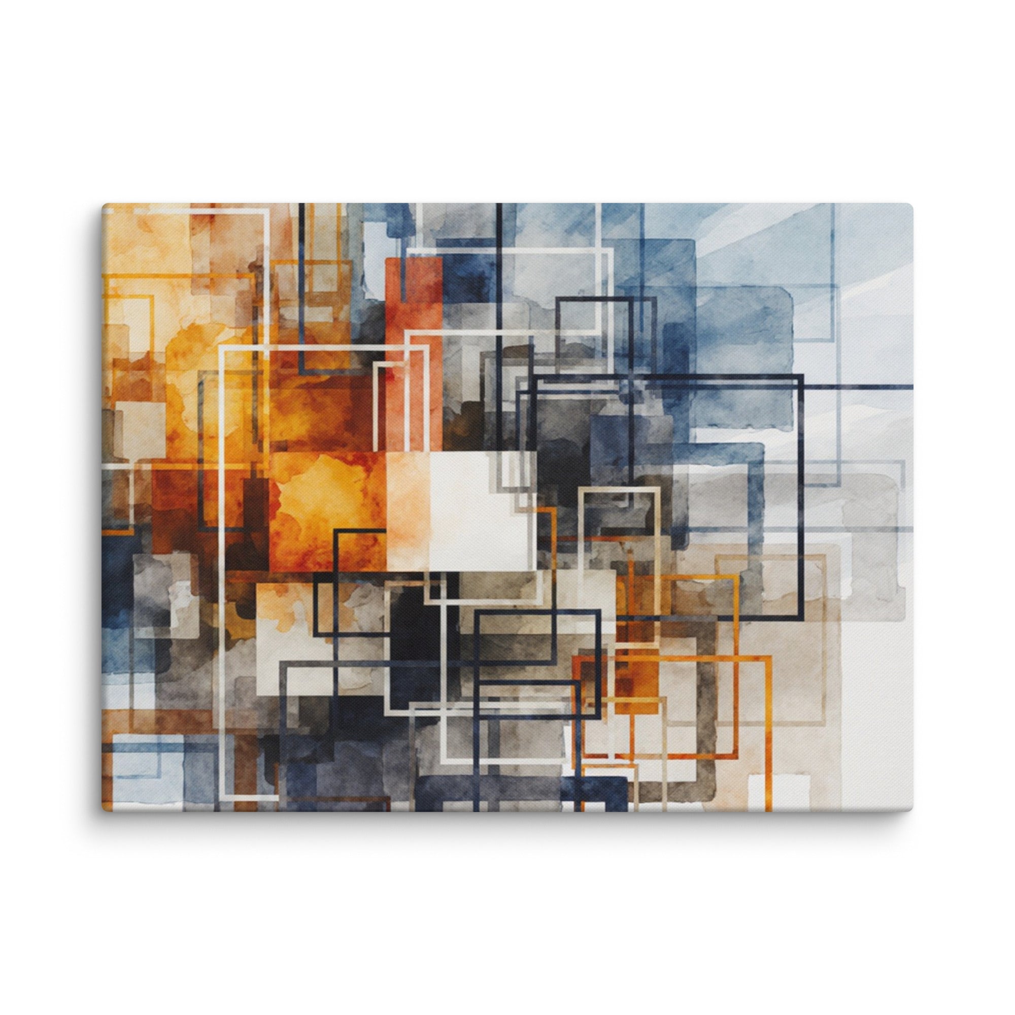 Tessera canvas print product mockup in 40 x 55 inch statement piece