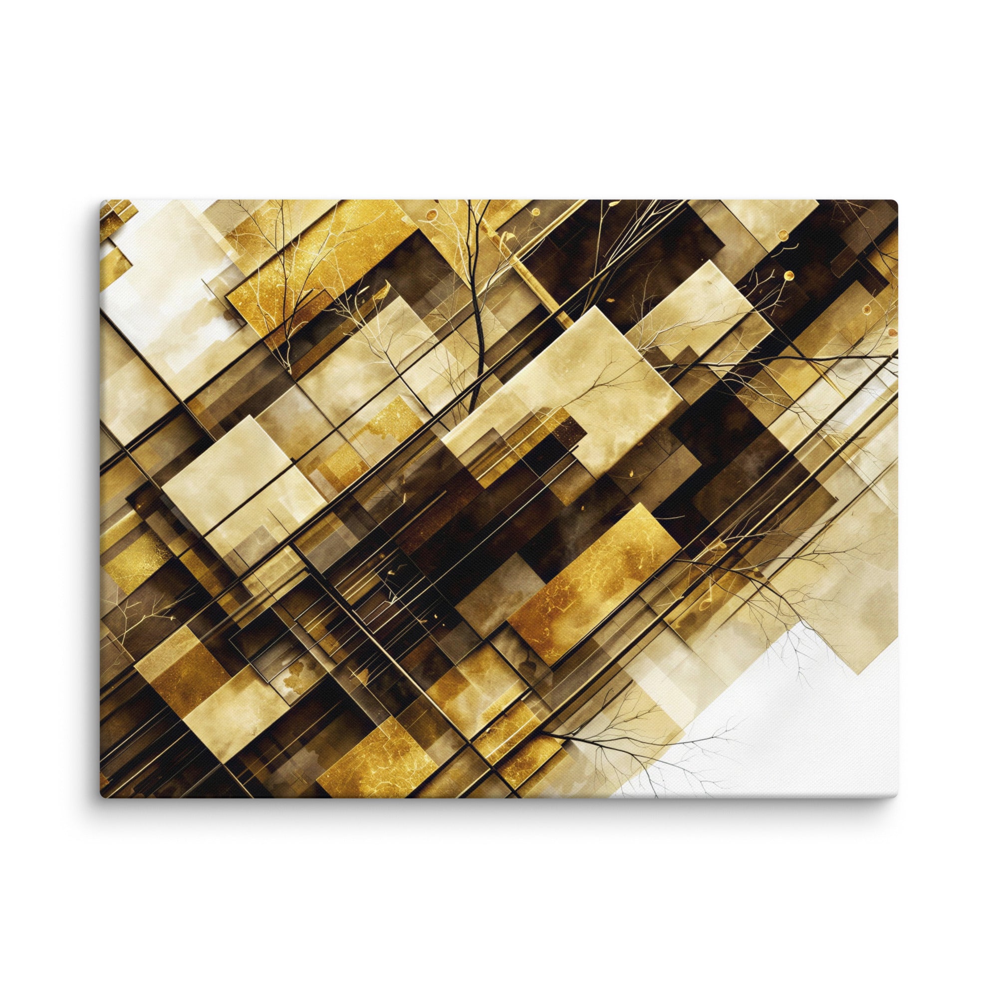 Helios canvas print product mockup in 40 x 55 inch statement piece