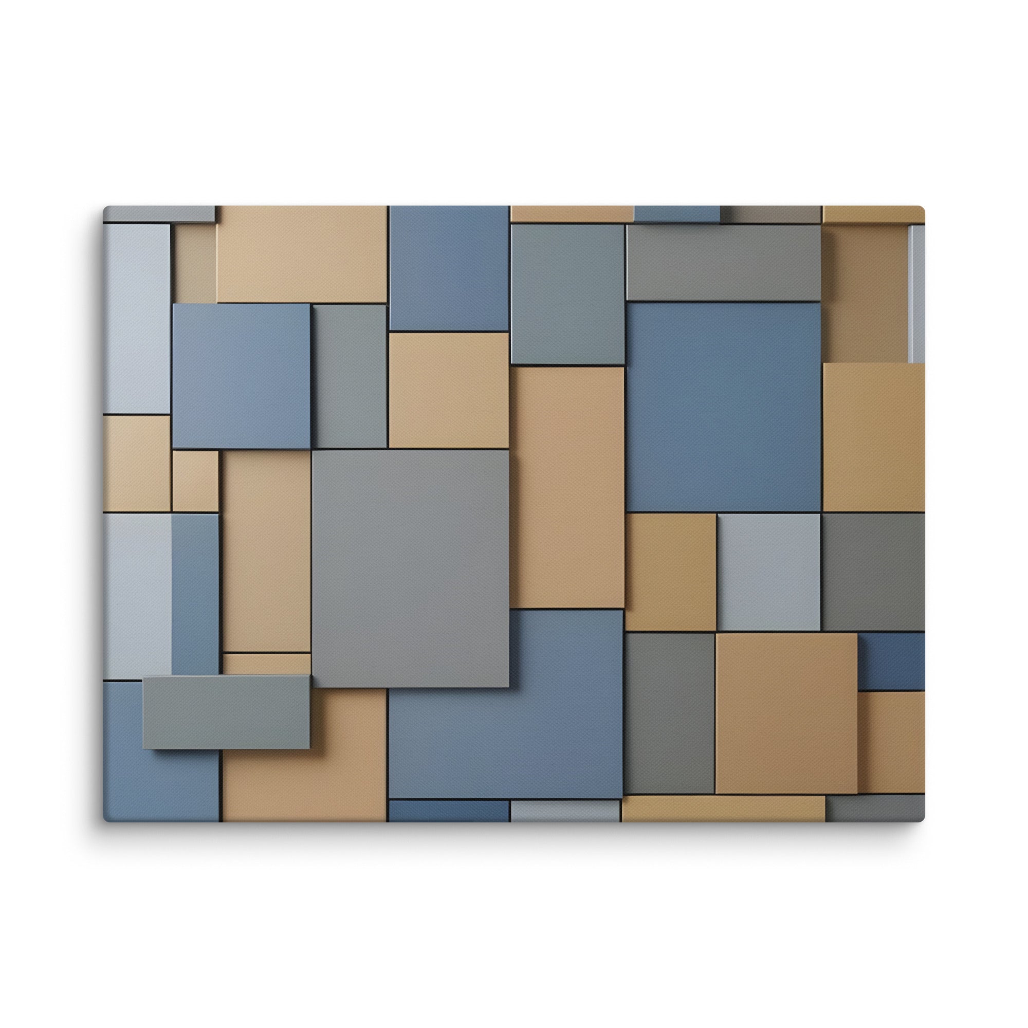 Agate canvas print product view in 40 x 60 inch statement piece