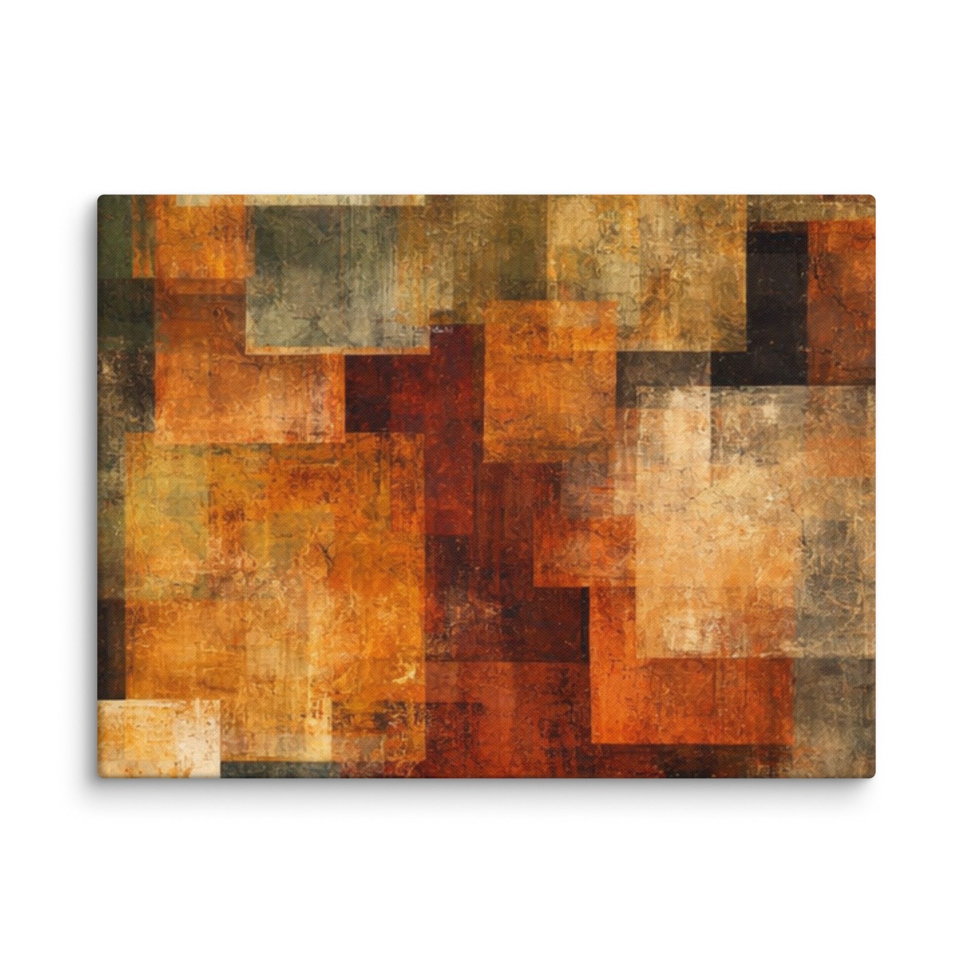 Harvest canvas print product mockup in 40 x 55 inch statement piece