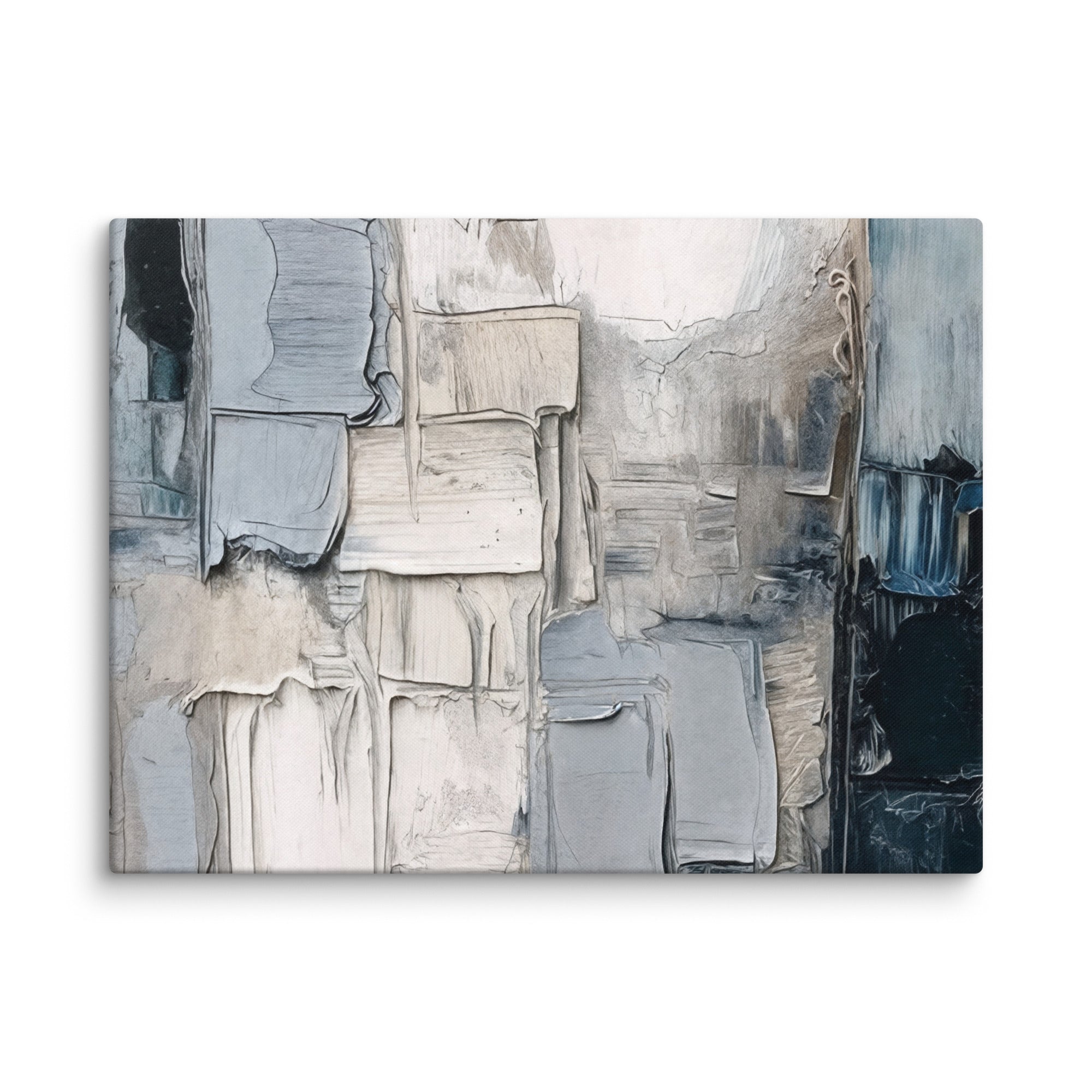 Haze canvas print product mockup in 40 x 55 inch statement piece