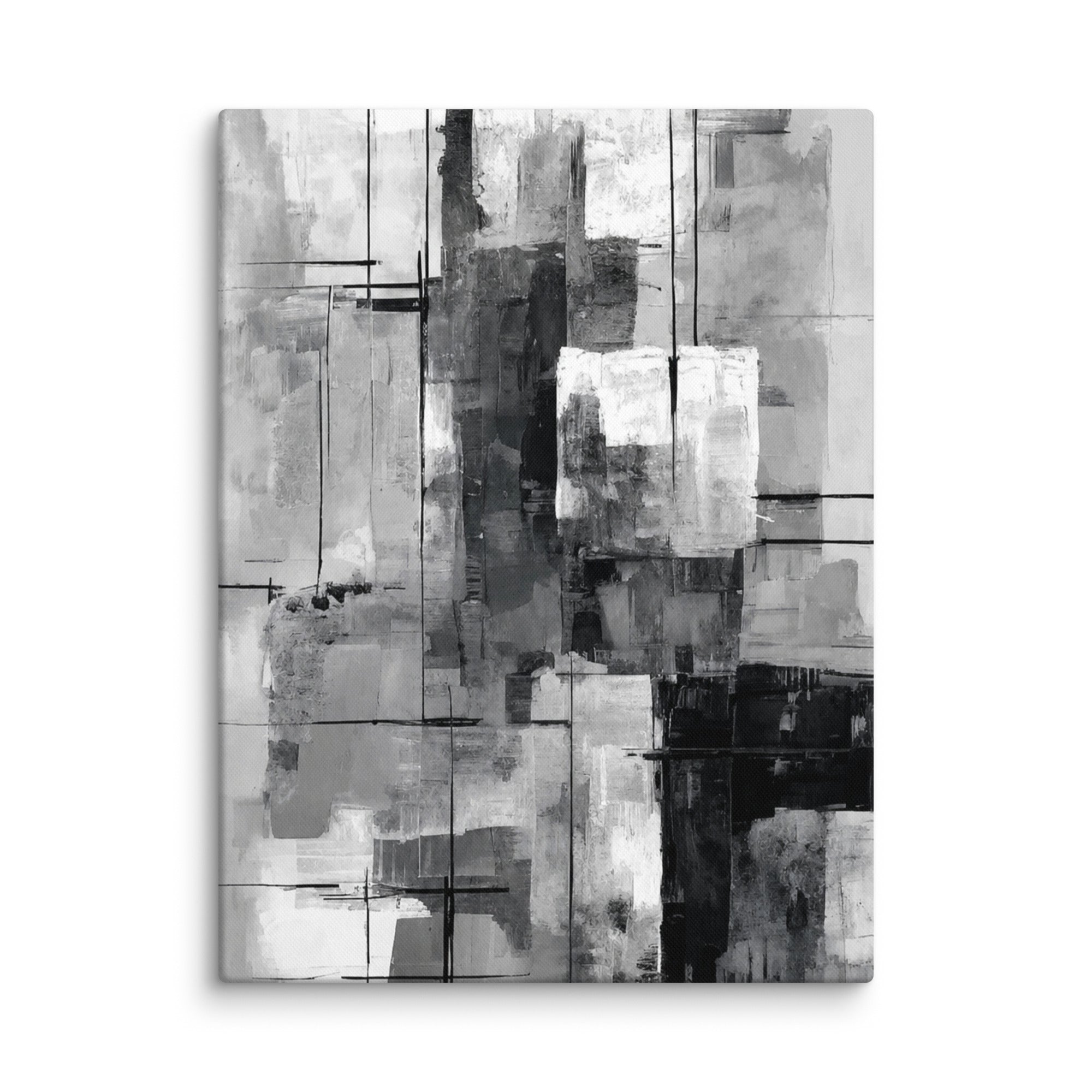 Align canvas print product mockup in 40 x 55 inch statement piece