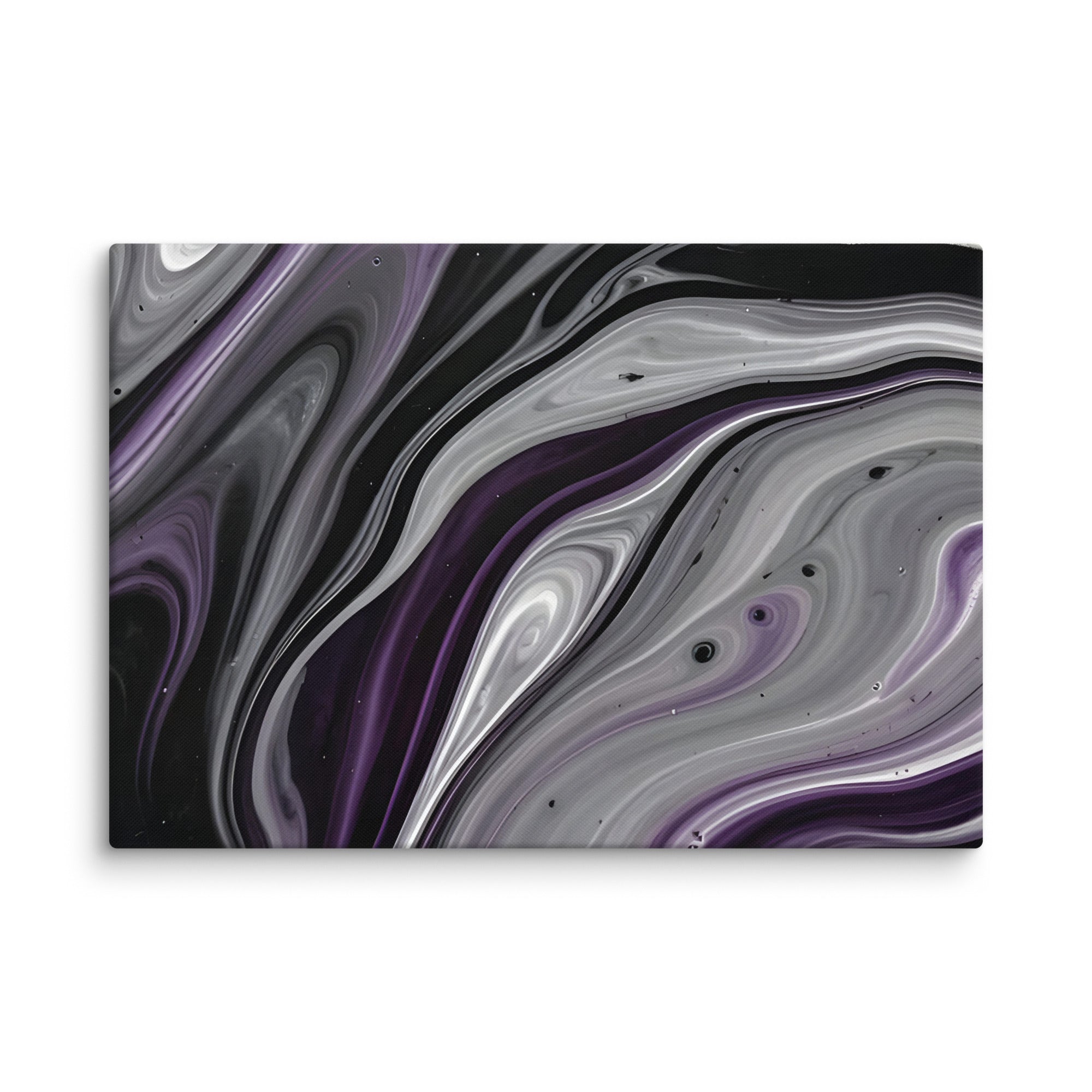Amethyst Flow wall art product image as a canvas print in 12 x 24 inch universal size