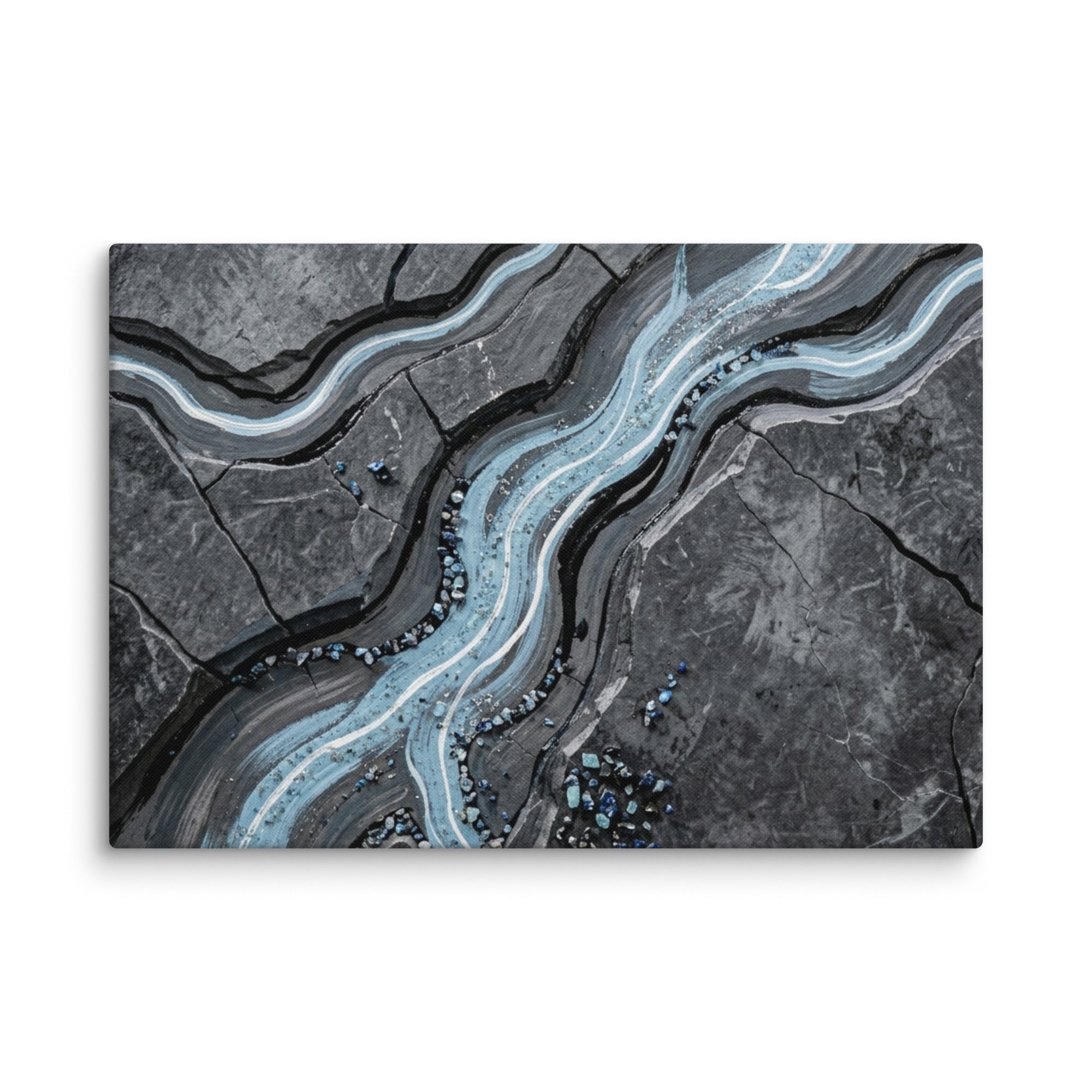 Viscosity canvas print front-facing product image in 16 x 48 inch statement piece