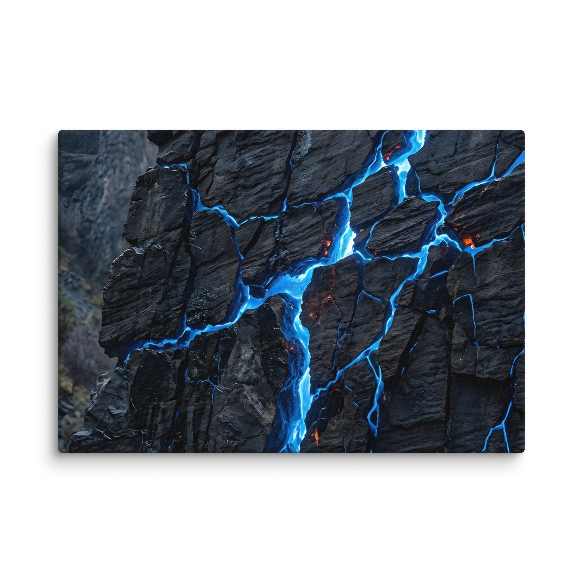 Xenolith canvas print front-facing product image in 16 x 48 inch statement piece