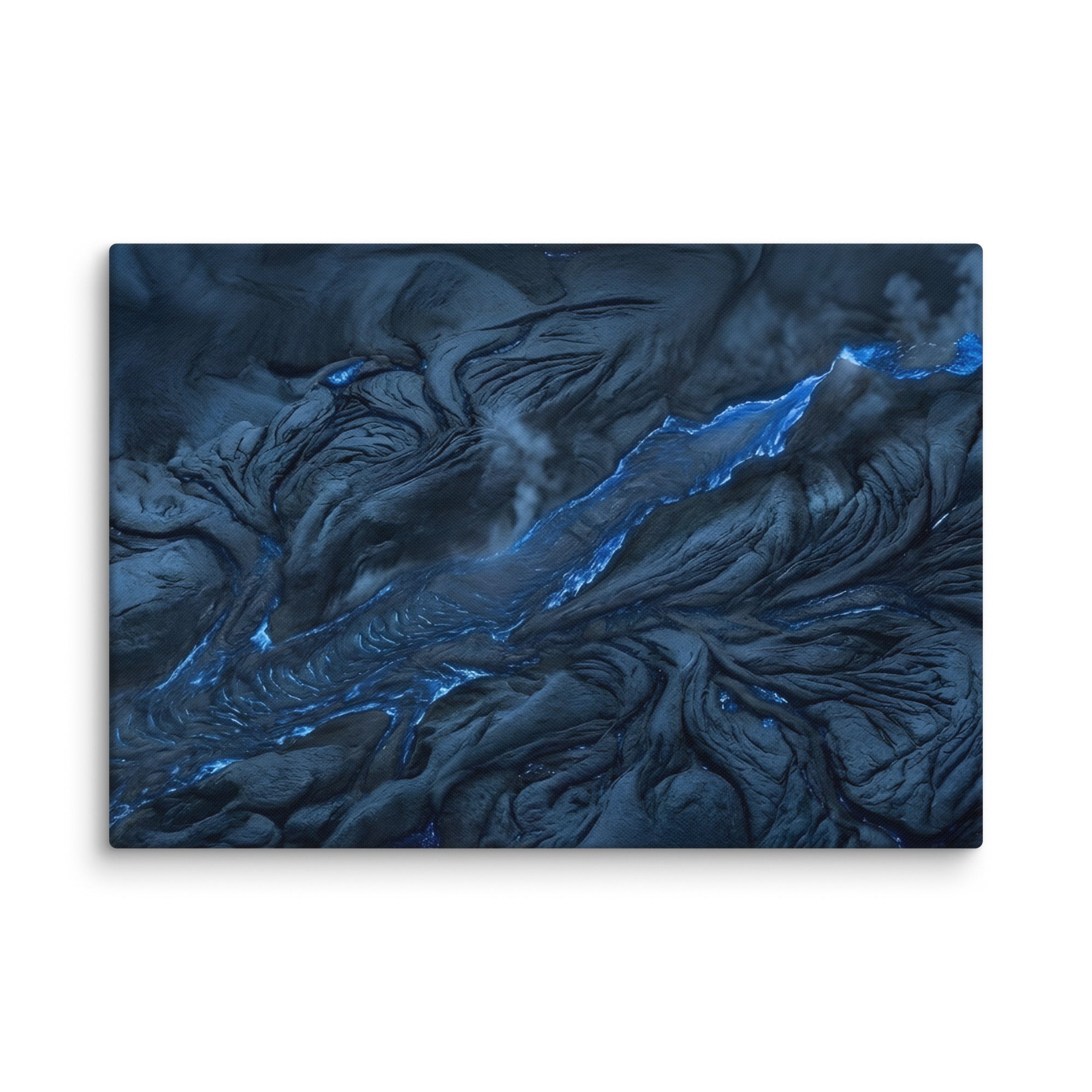 Vent canvas print shown in wall display view in 20 x 40 inch statement piece
