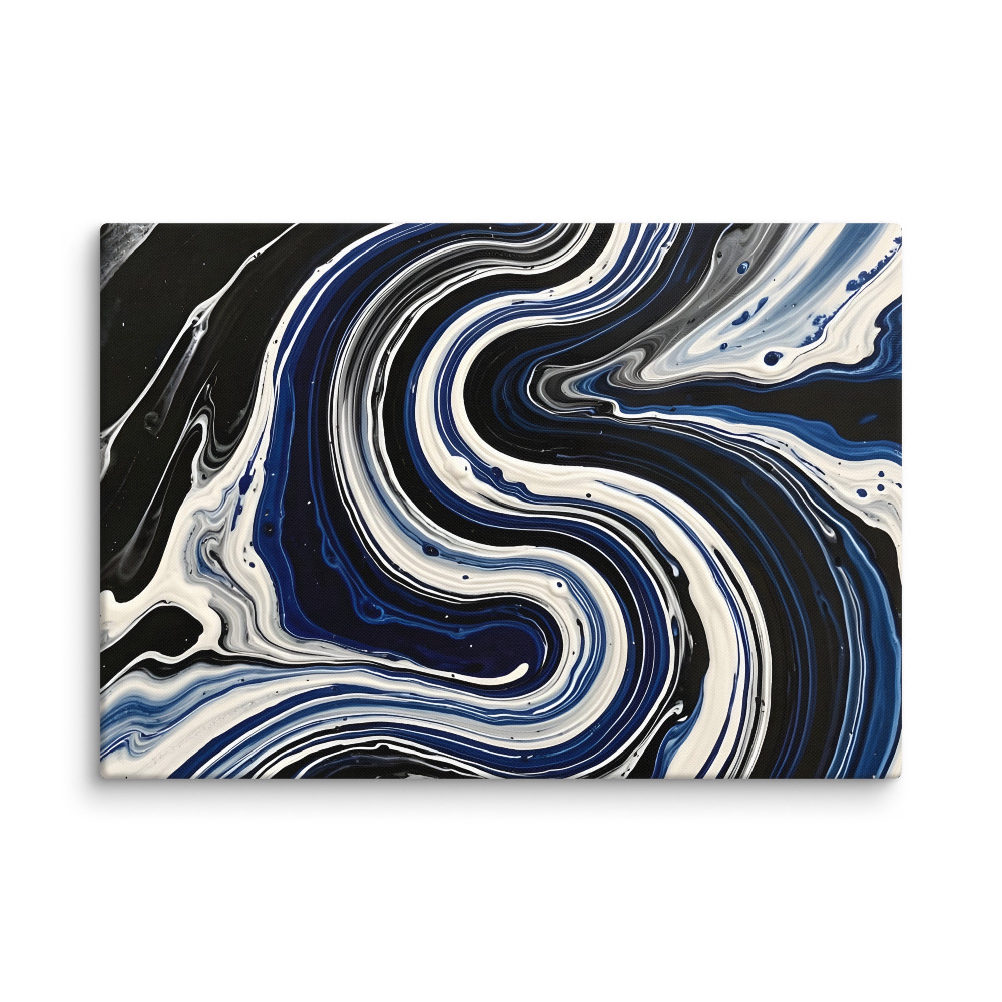 Midnight Surge wall art product image as a canvas print in 12 x 24 inch universal size