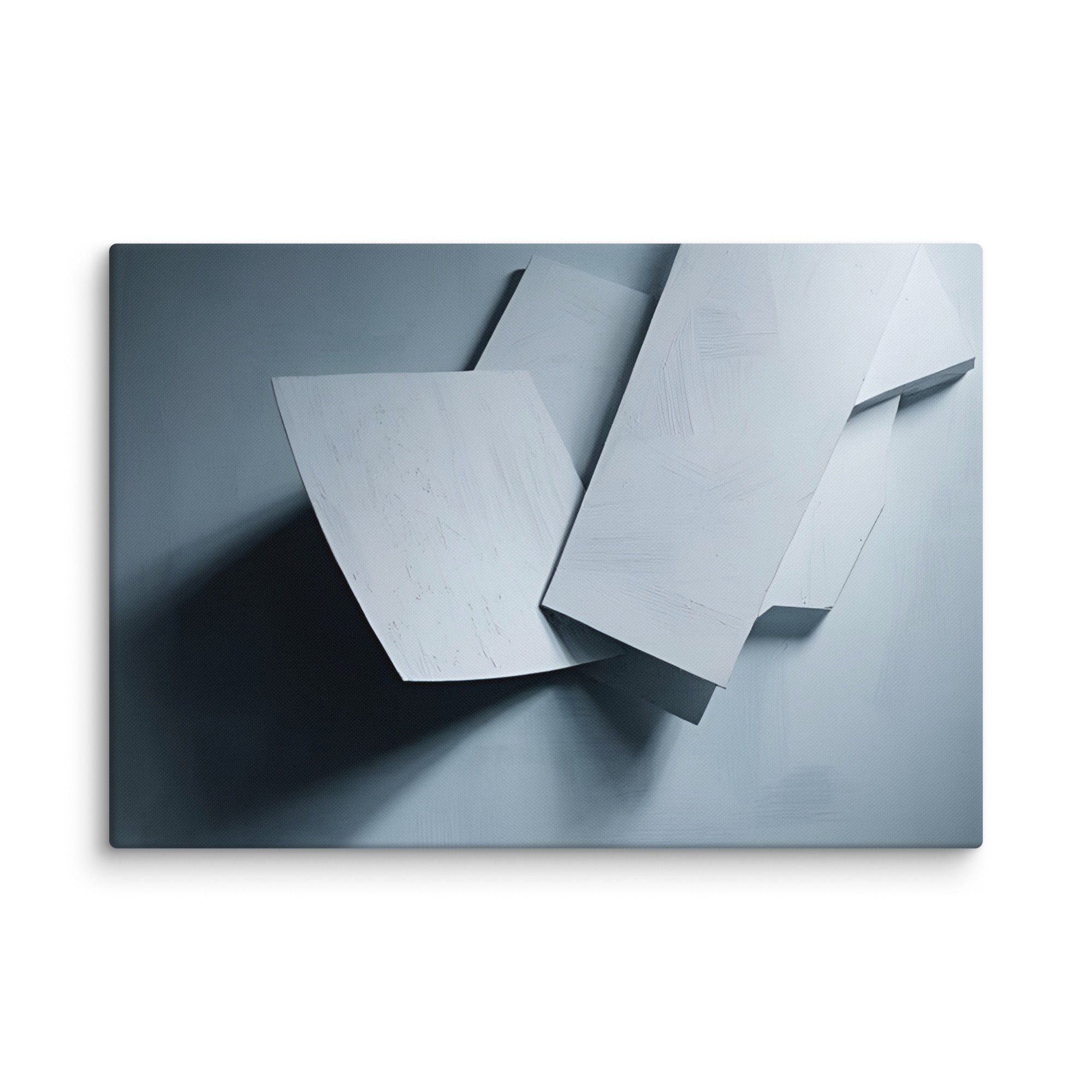 Silhouette canvas print front-facing product image in 12 x 36 inch large size
