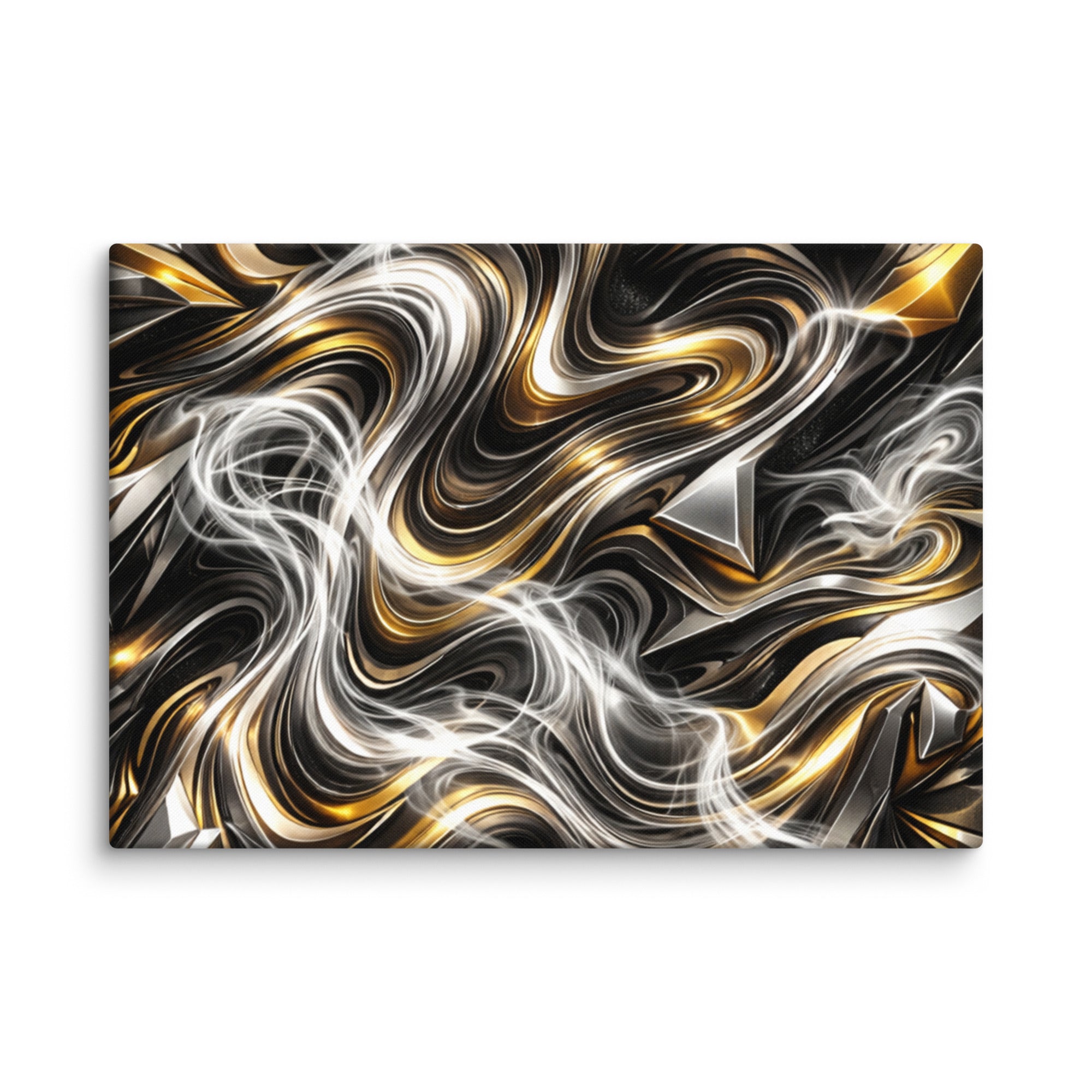 Ouro wall art product image as a canvas print in 12 x 24 inch universal size