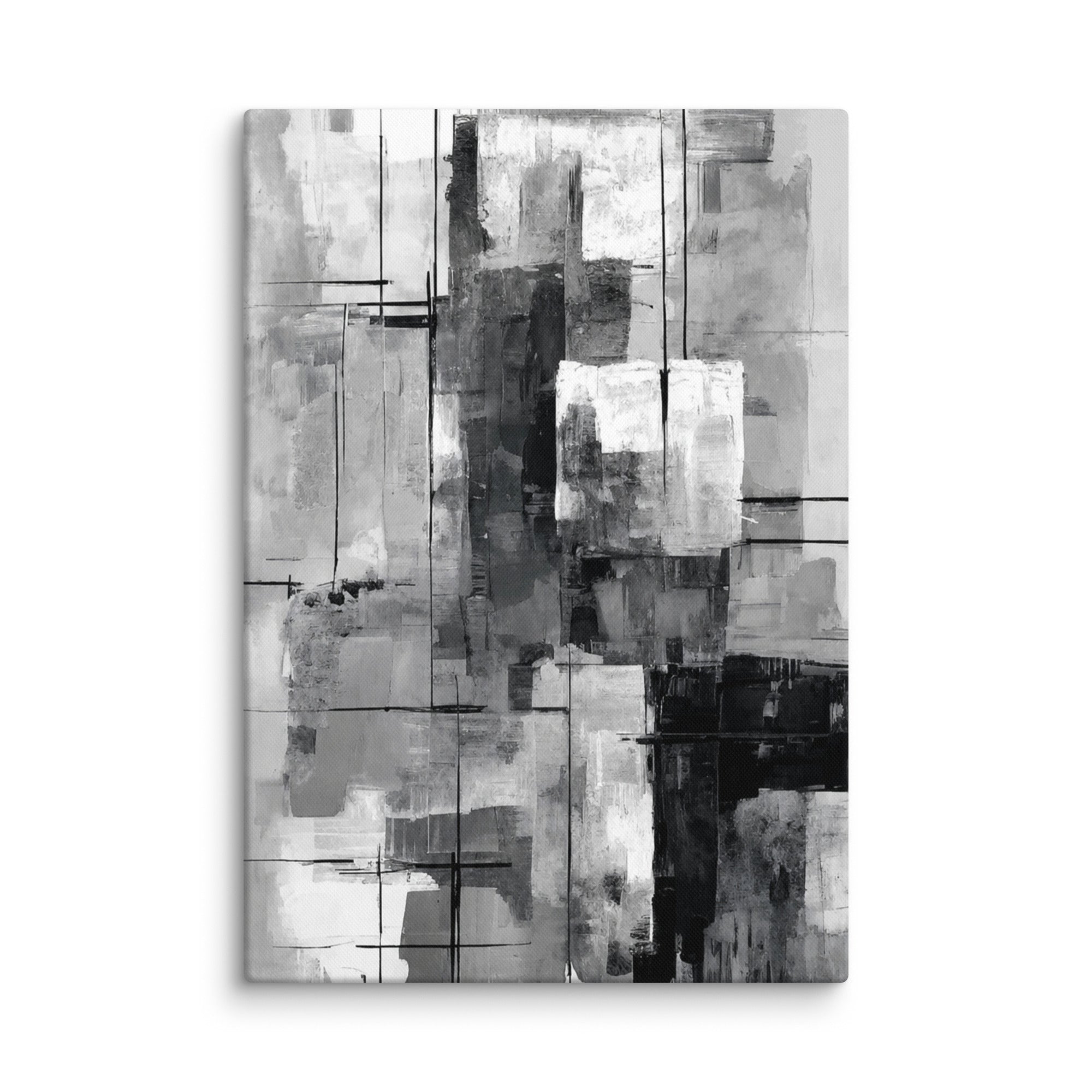 Align canvas print front-facing product image in 12 x 36 inch large size