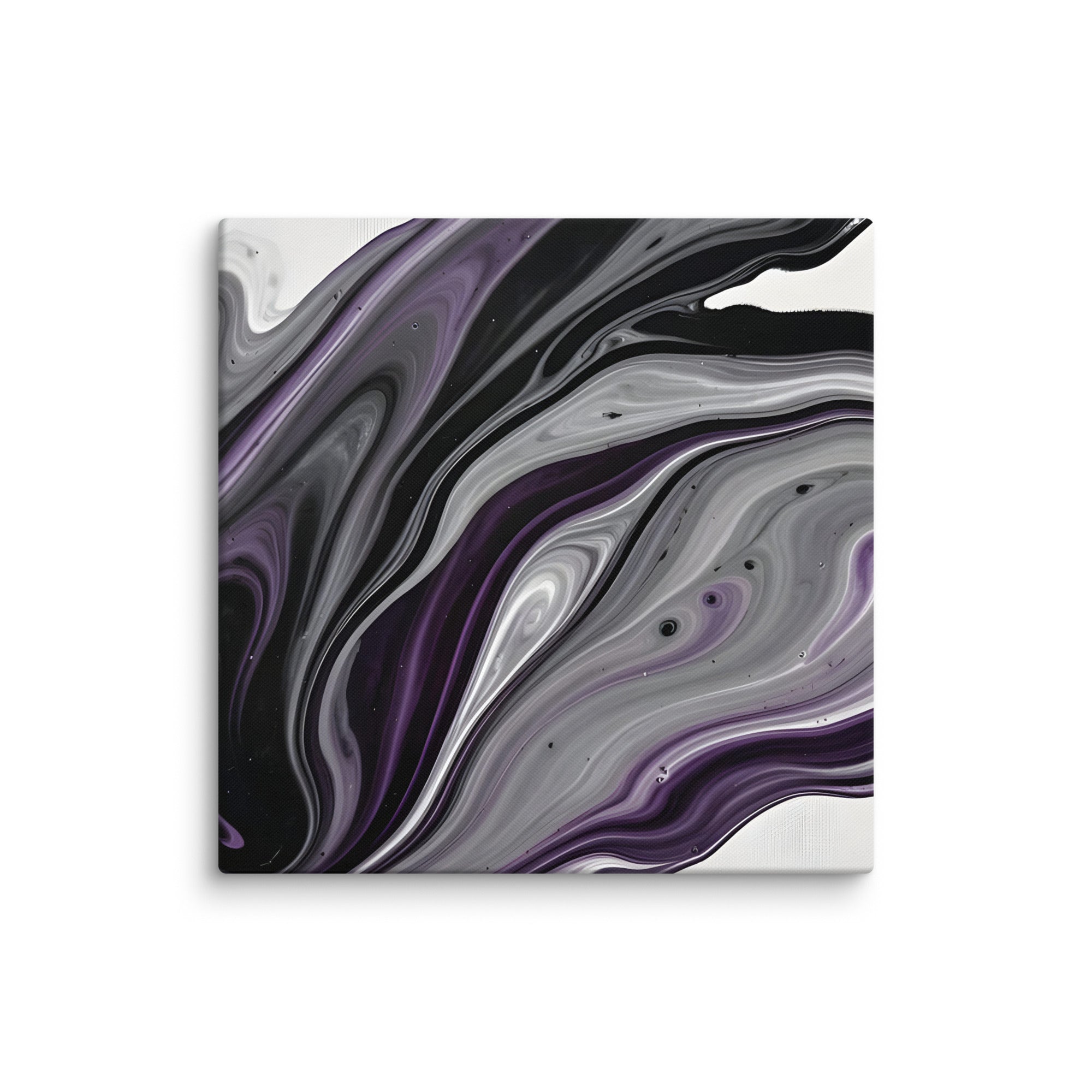Amethyst Flow canvas print front-facing product image in 12 x 36 inch large size