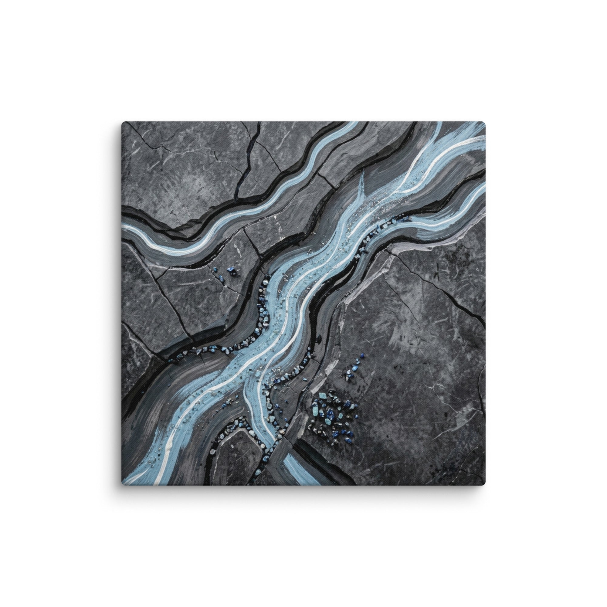 Viscosity canvas print wall display image in 18 x 18 inch universal size