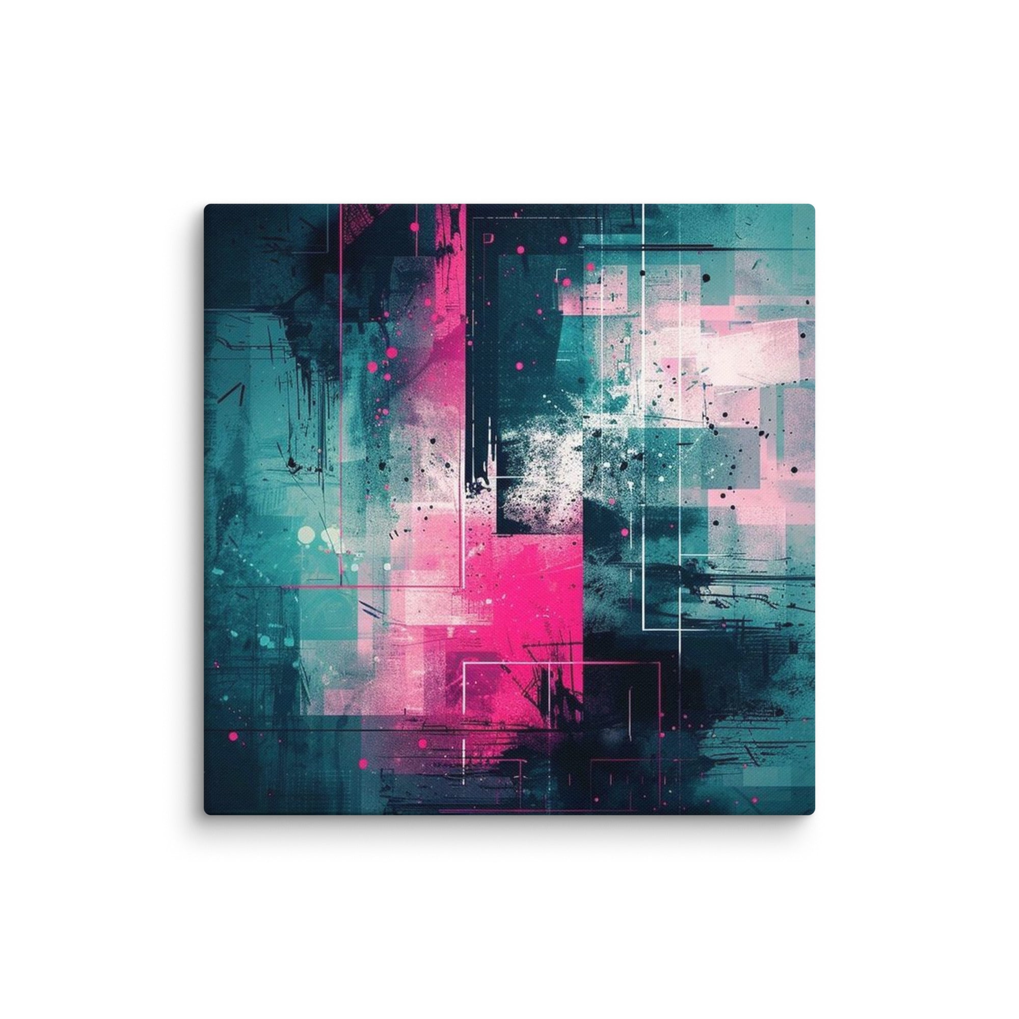 Neona canvas print wall display image in 14 x 14 inch universal size