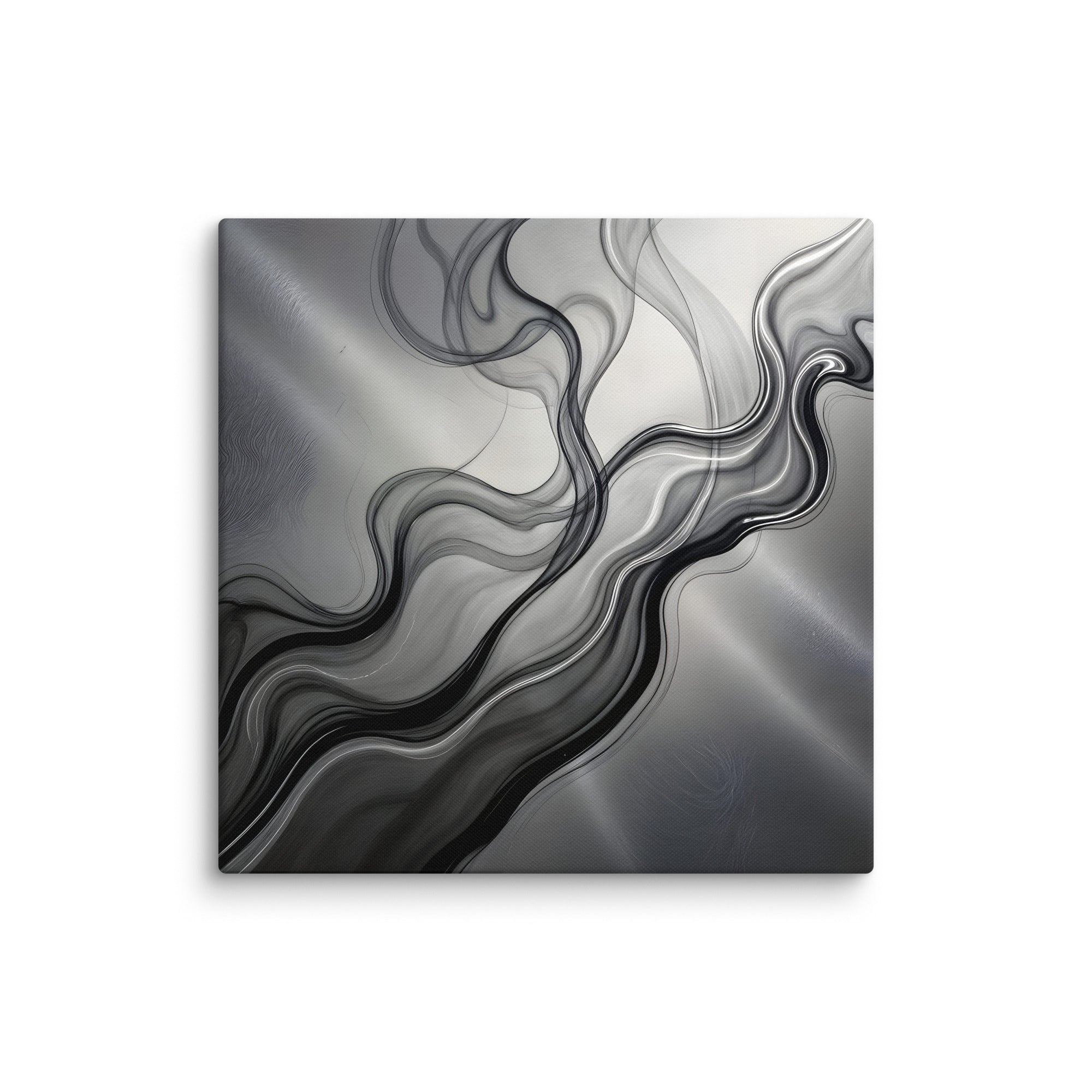 Smoke canvas print wall display image in 14 x 14 inch universal size