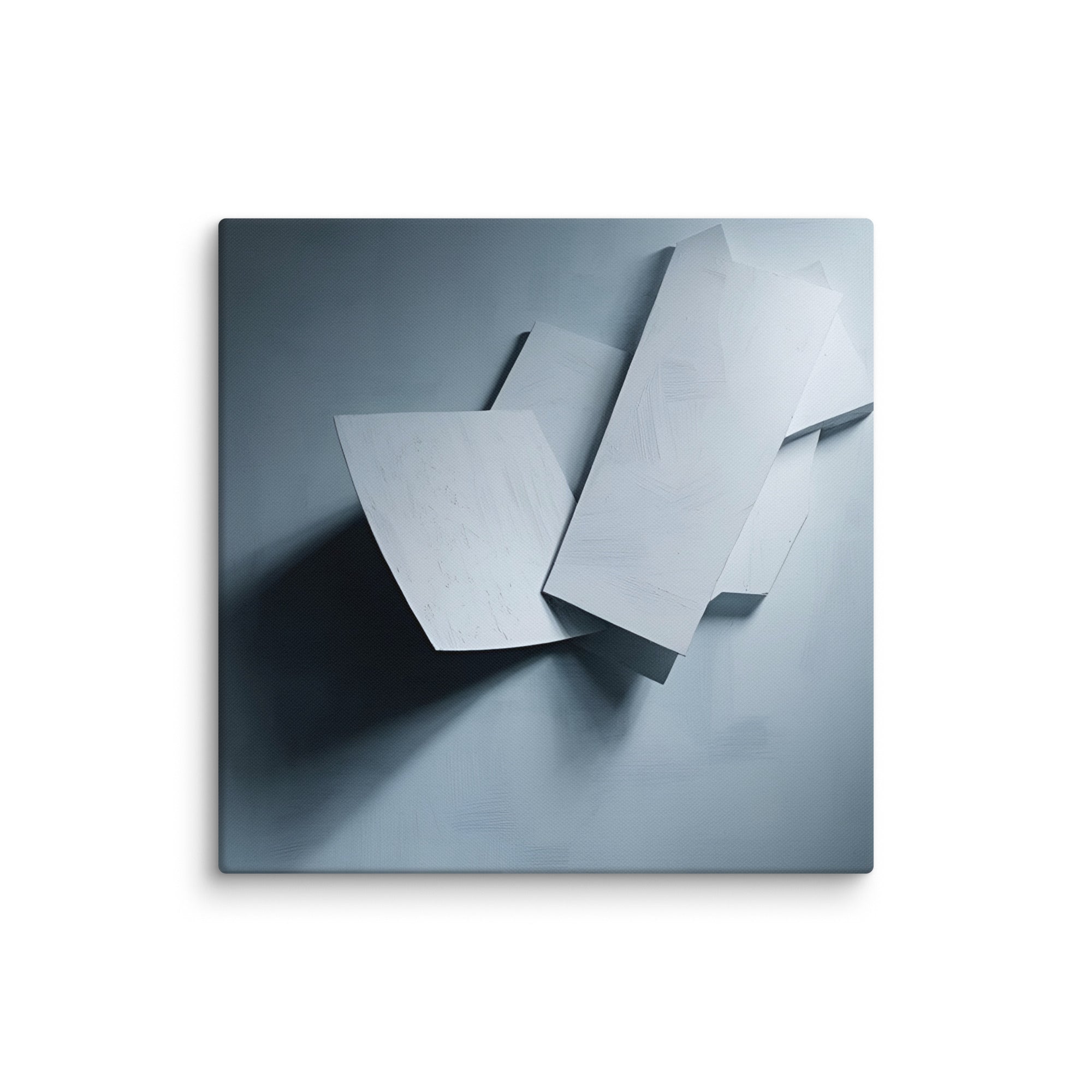 Silhouette canvas print wall display image in 14 x 14 inch universal size