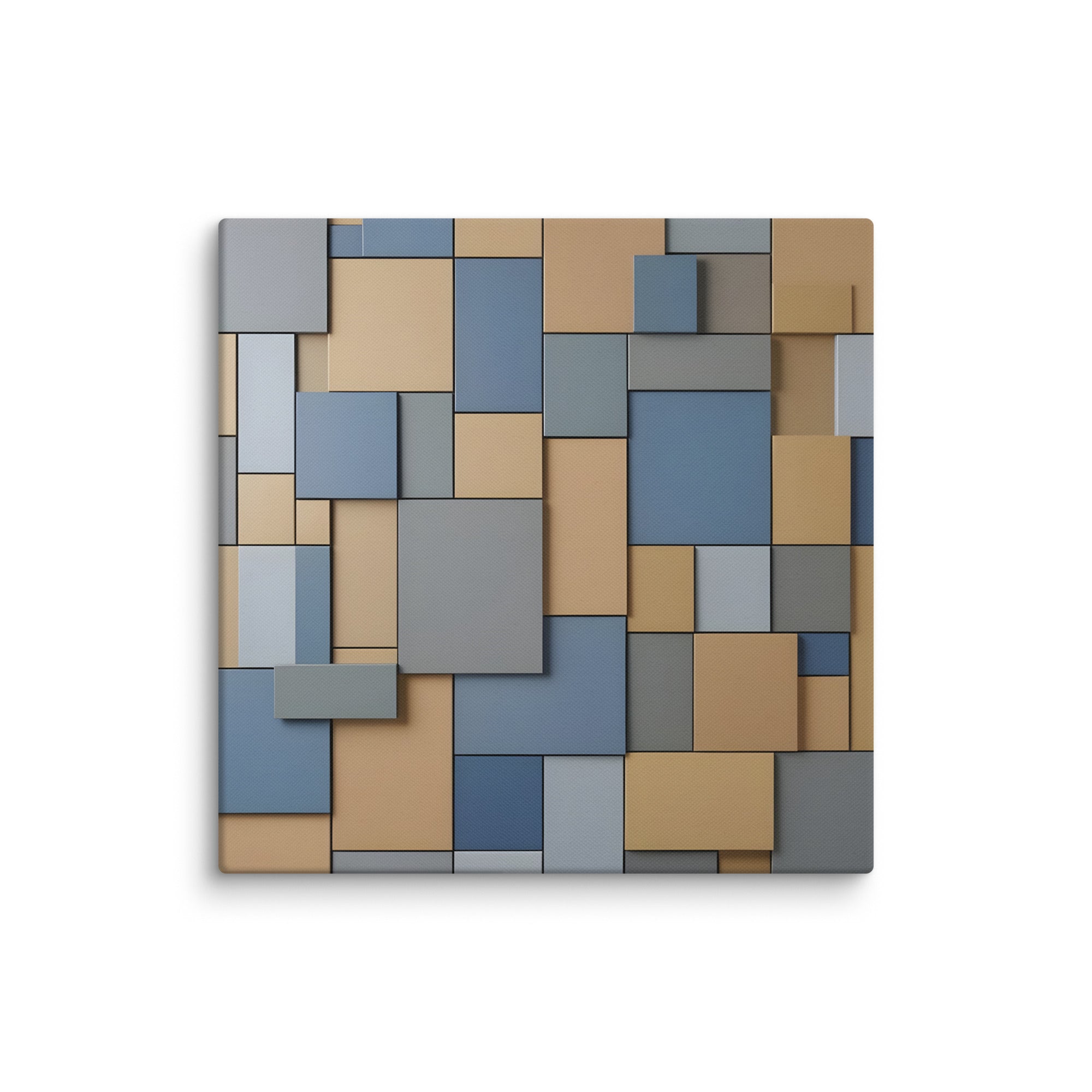 Agate canvas print wall display image in 14 x 14 inch universal size
