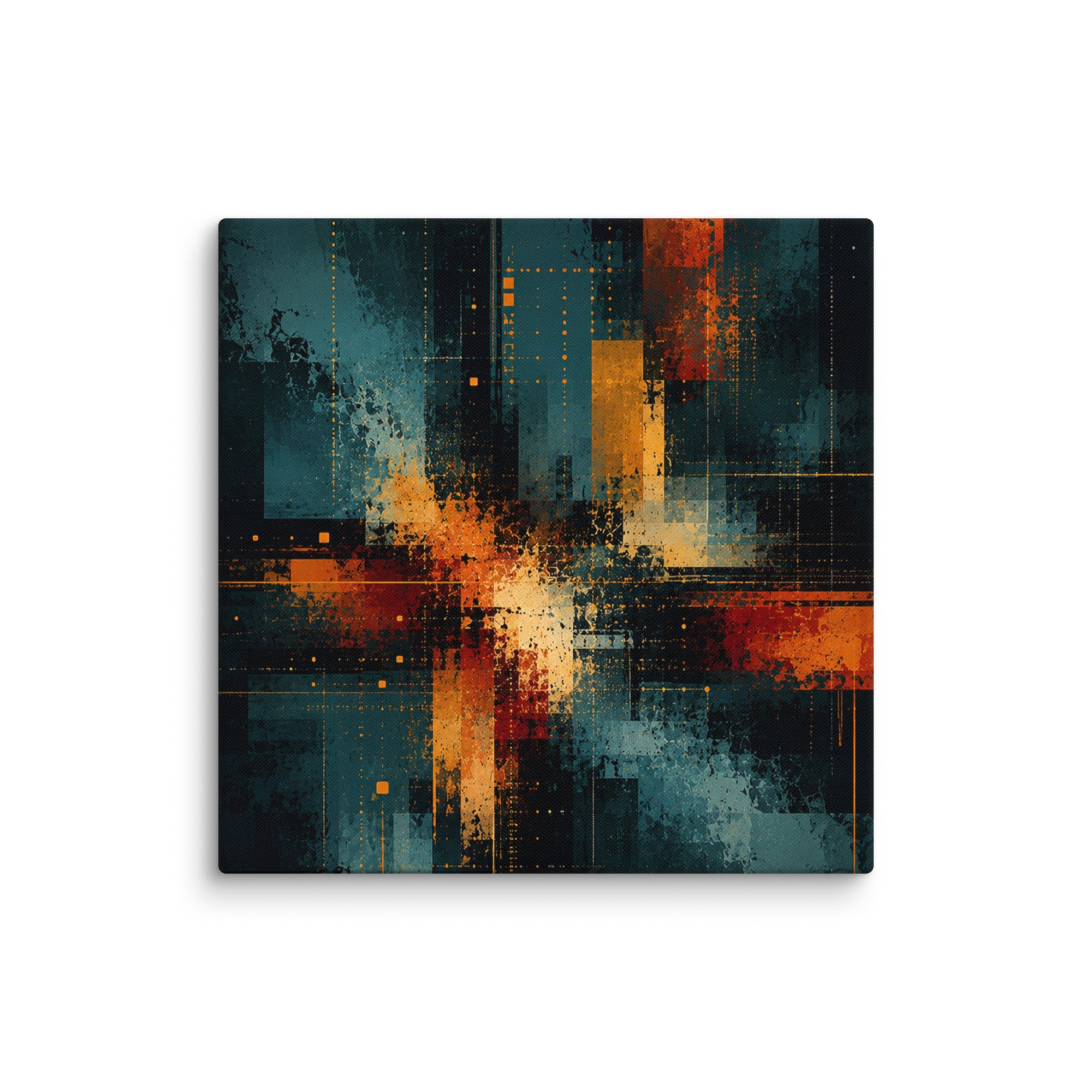 Axion canvas print front-facing product image in 12 x 36 inch large size