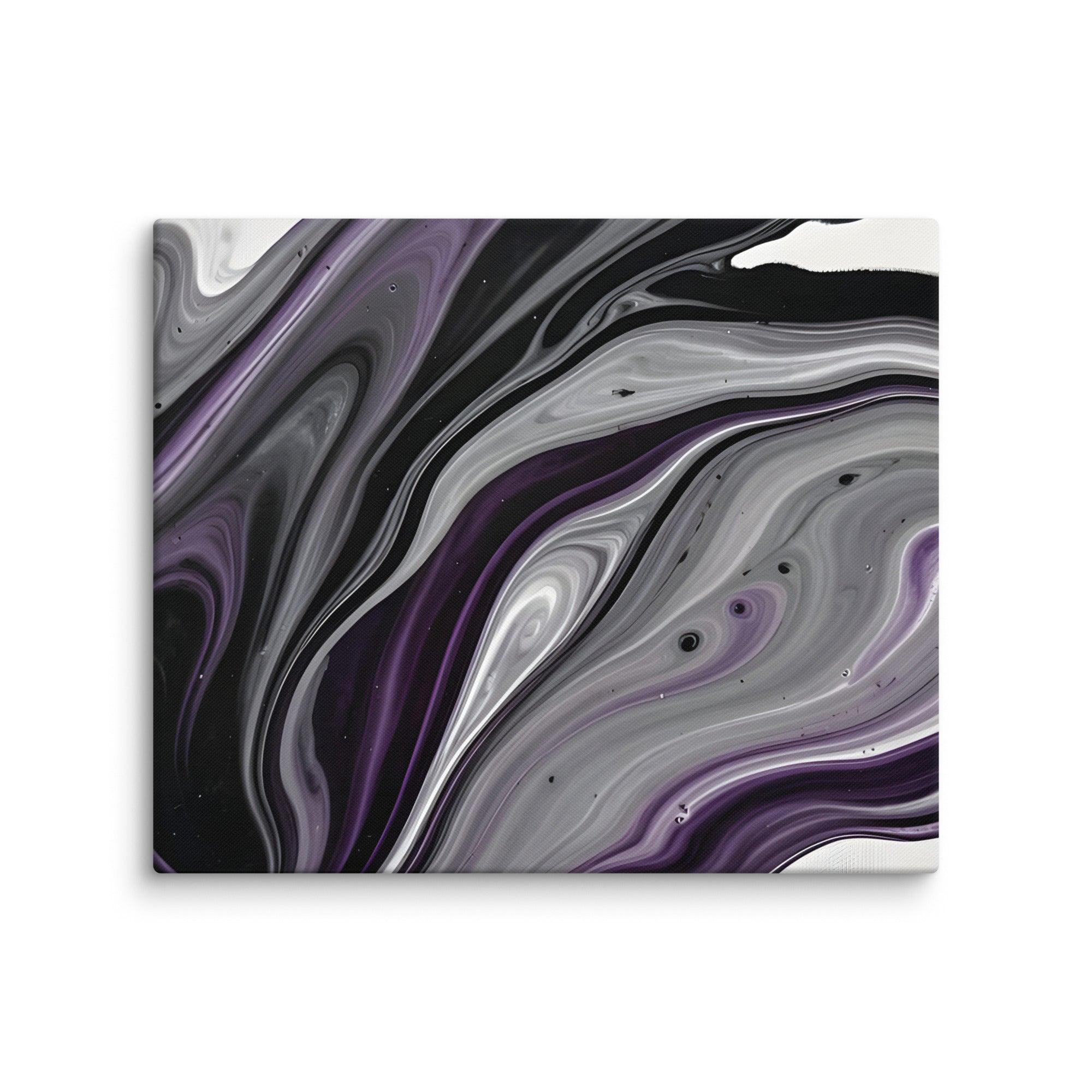 Amethyst Flow canvas print wall display image in 14 x 14 inch universal size
