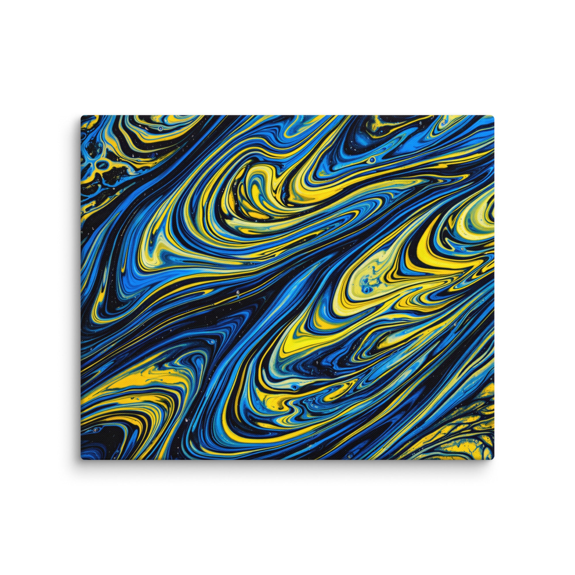 Coral canvas print front-facing product image in 18 x 18 inch universal size