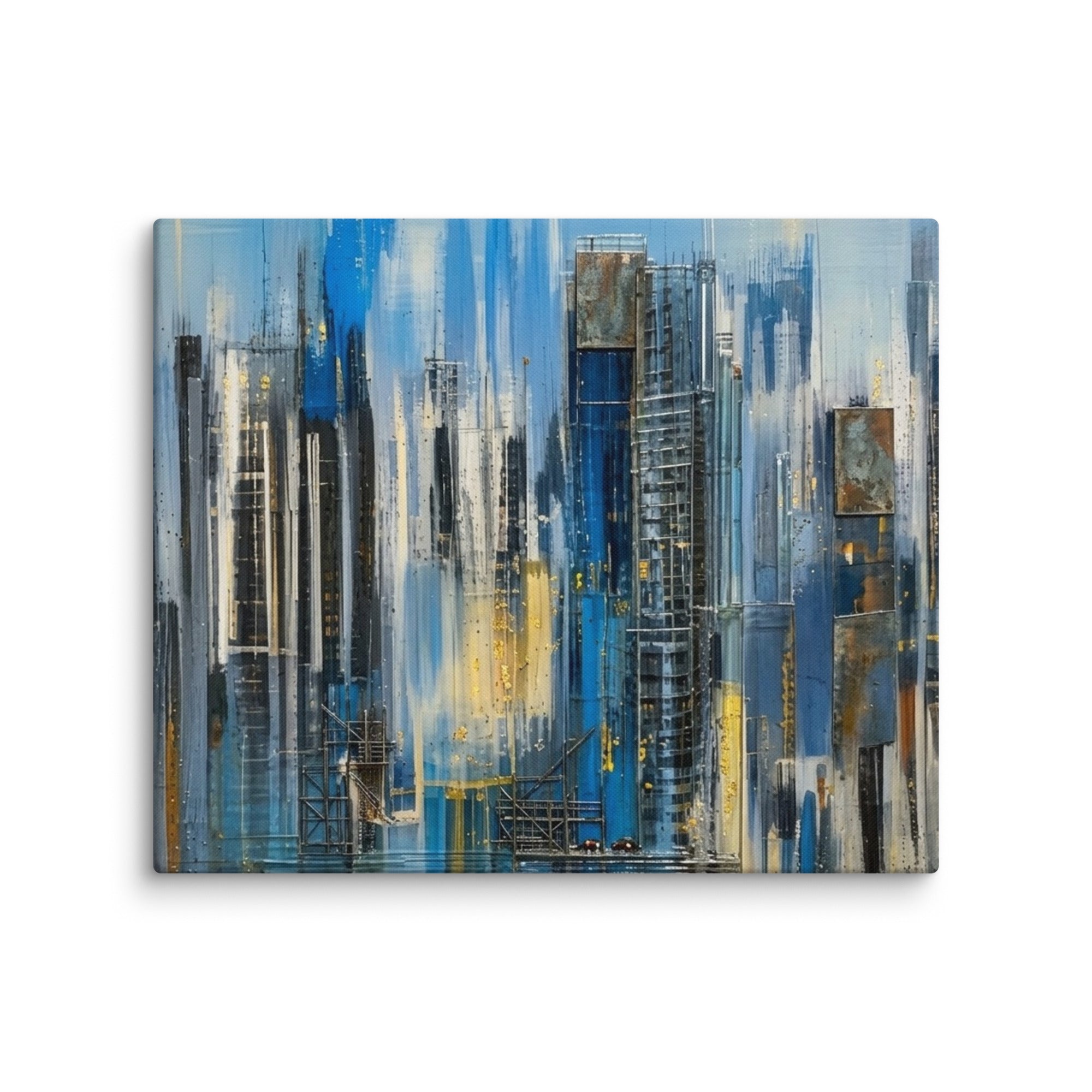 Facade canvas print image for product listing in 18 x 18 inch universal size