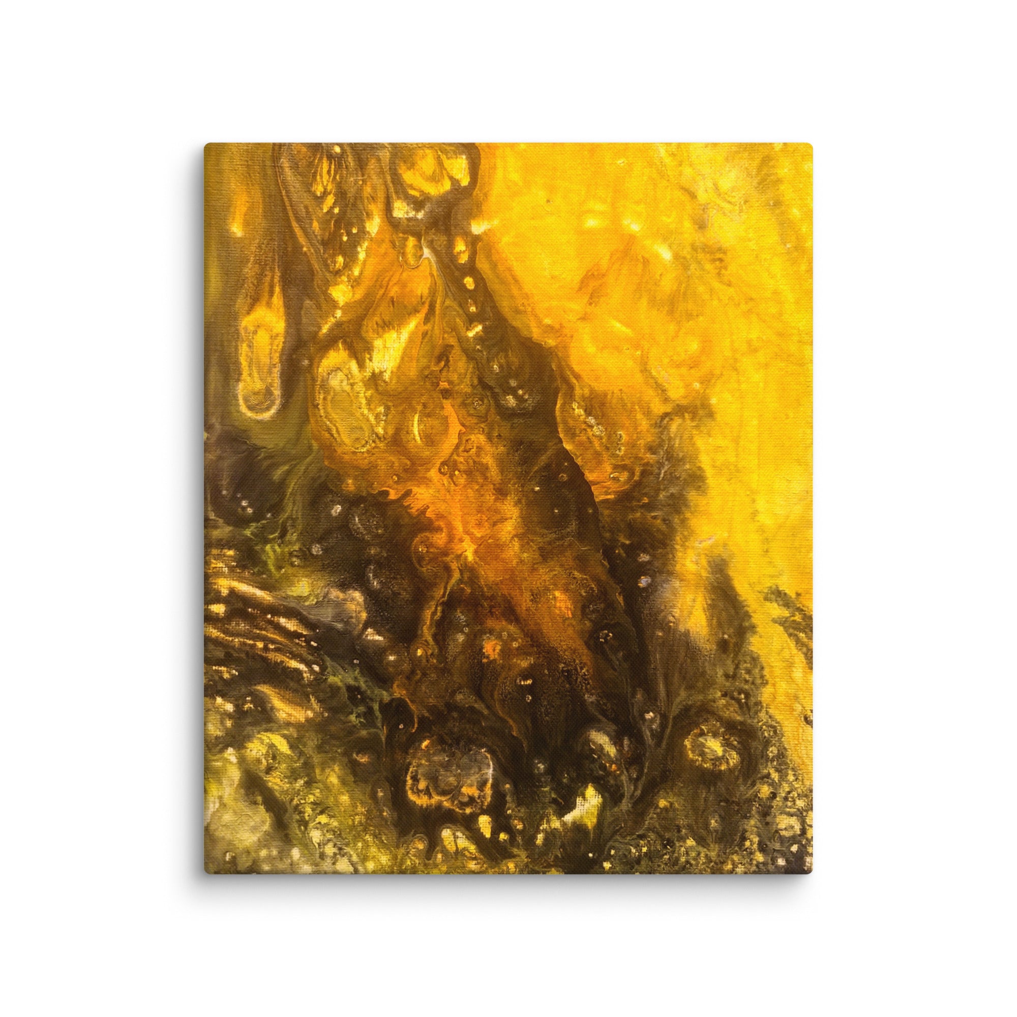 Flame canvas print front-facing product image in 16 x 48 inch statement piece
